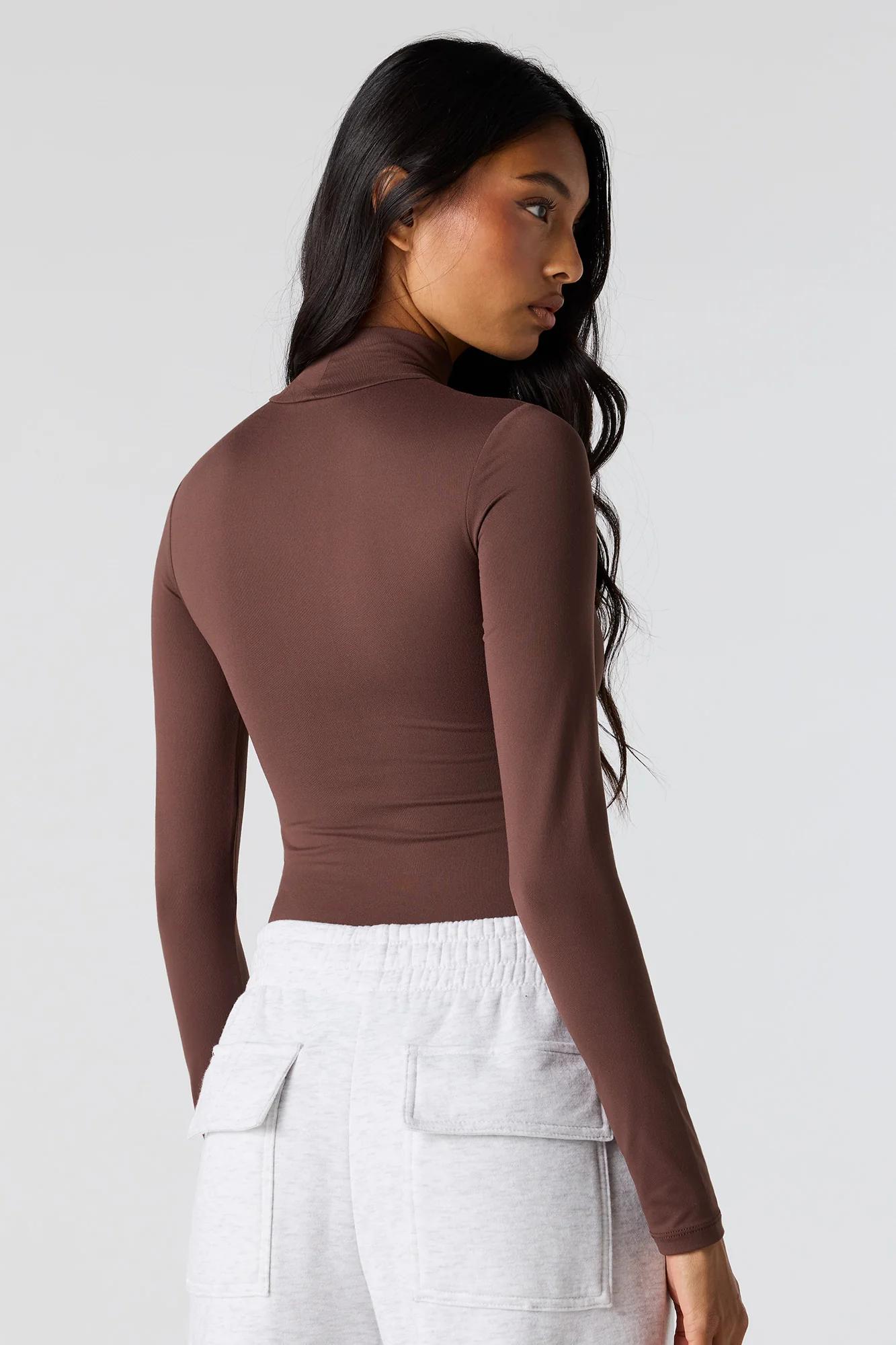 Contour Mock Neck Cinched Bodysuit - Image 14