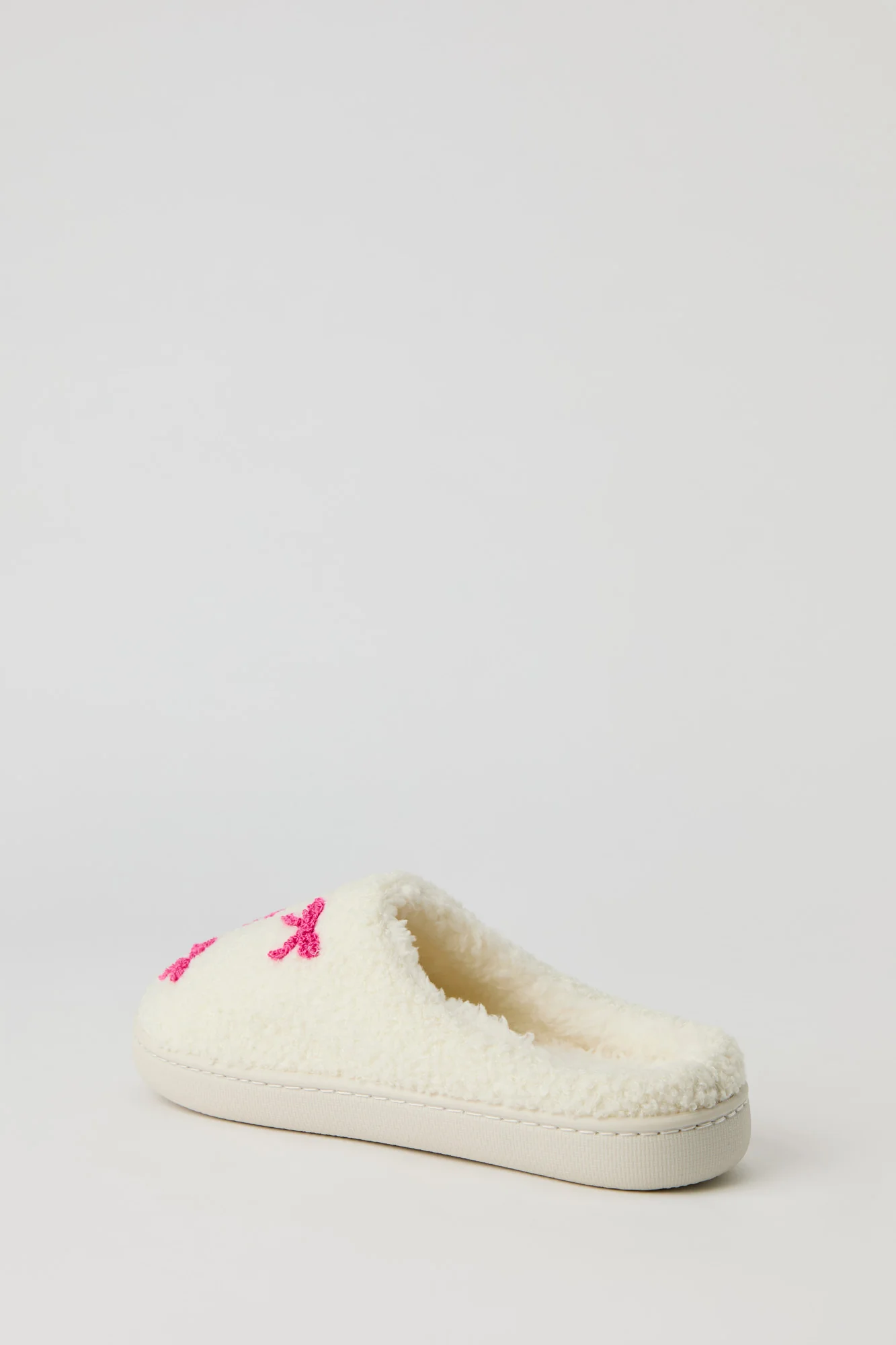 Bow Sherpa Slippers - Image 4