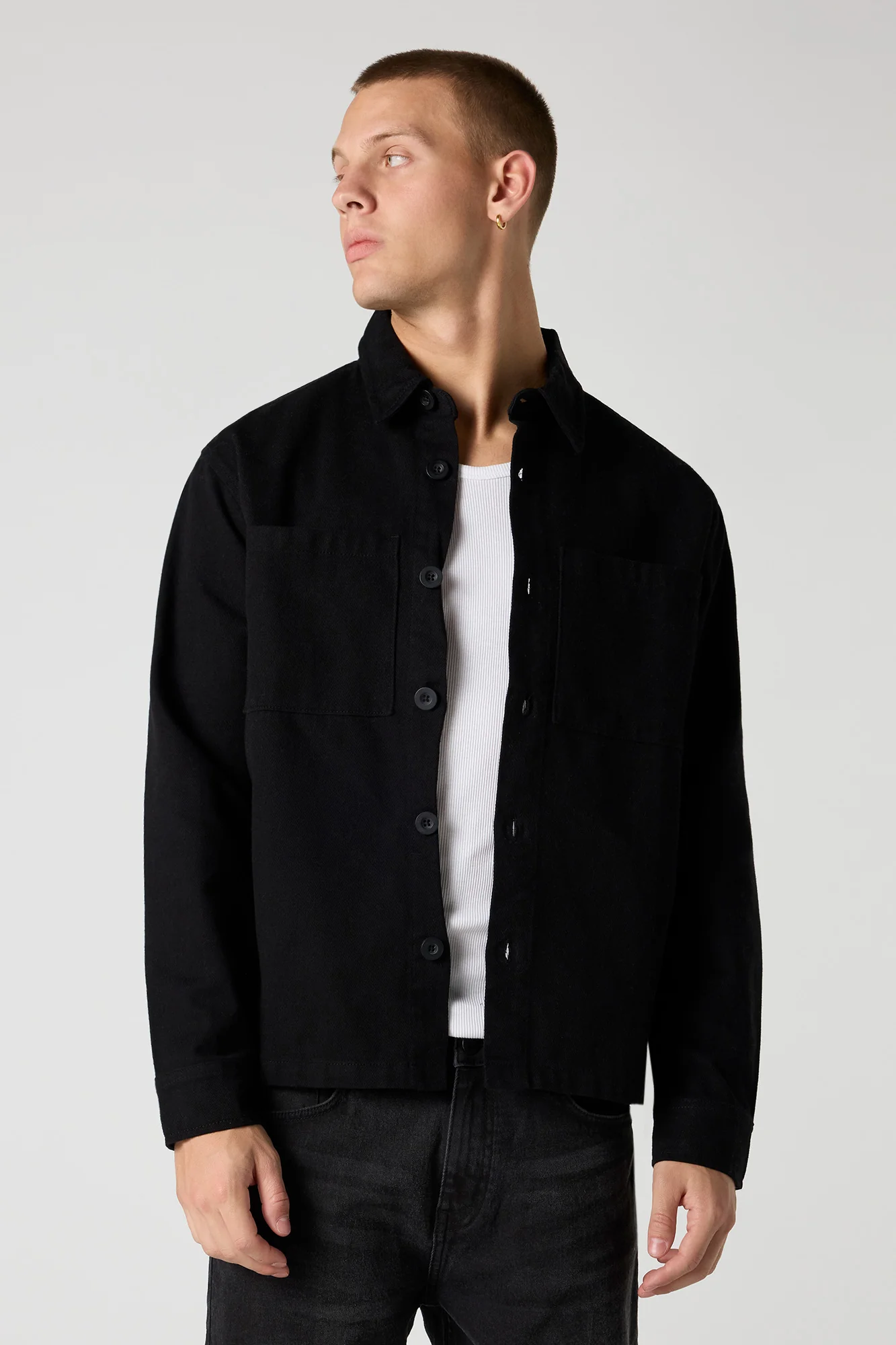 Button-Up Collared Top - Image 4