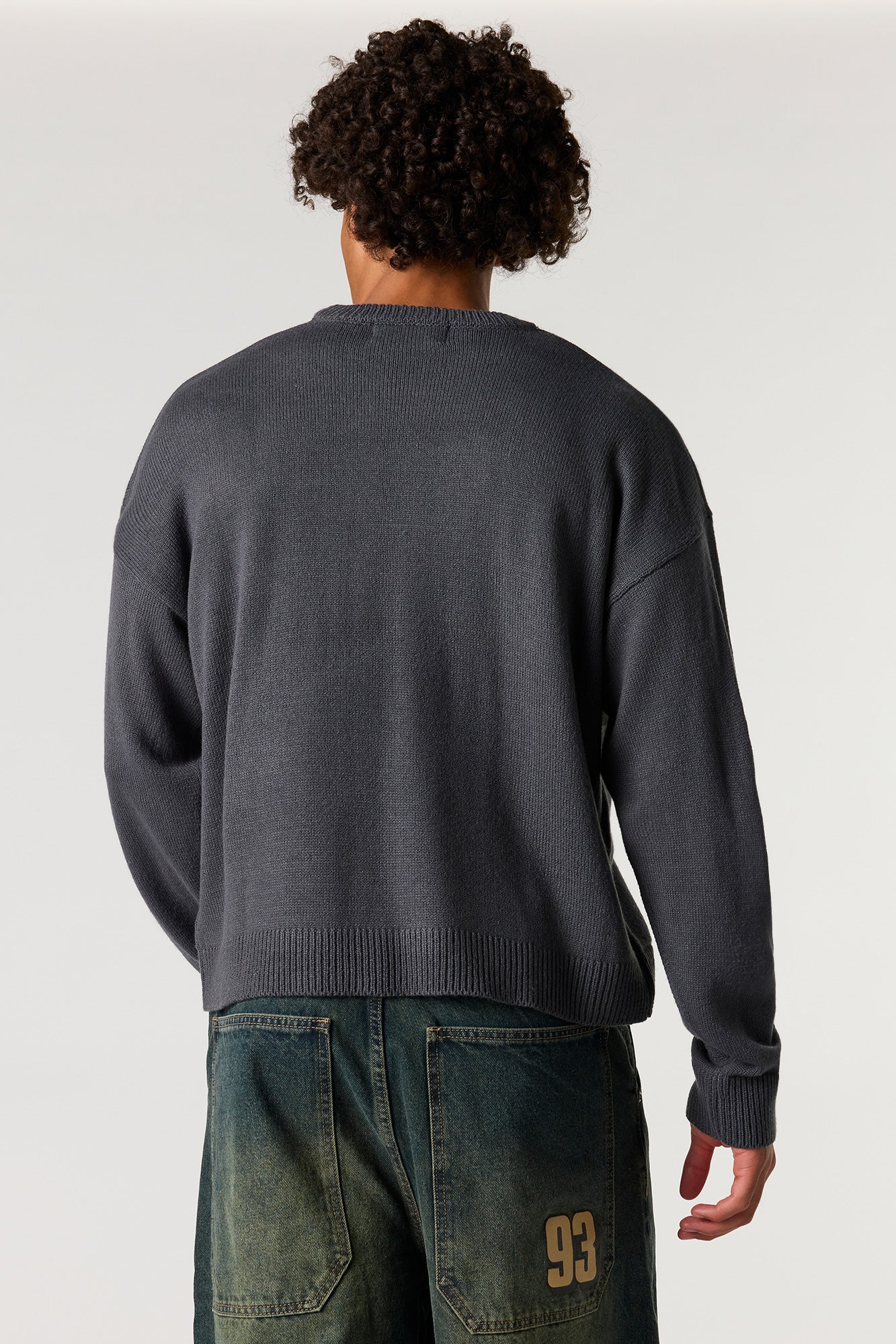 Racing Jacquard Knit Boxy Sweater - Image 5