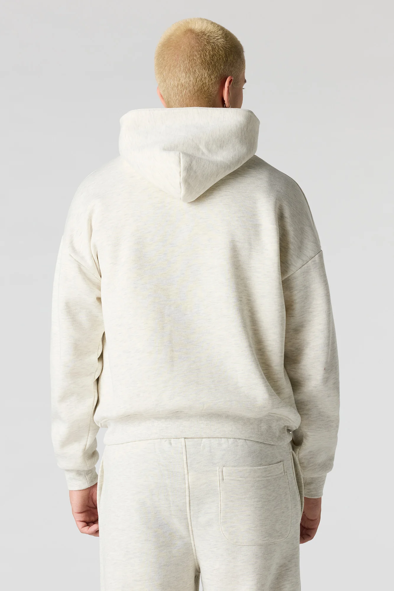 Cali Chenille Embroidered Boxy Fleece Hoodie - Image 2