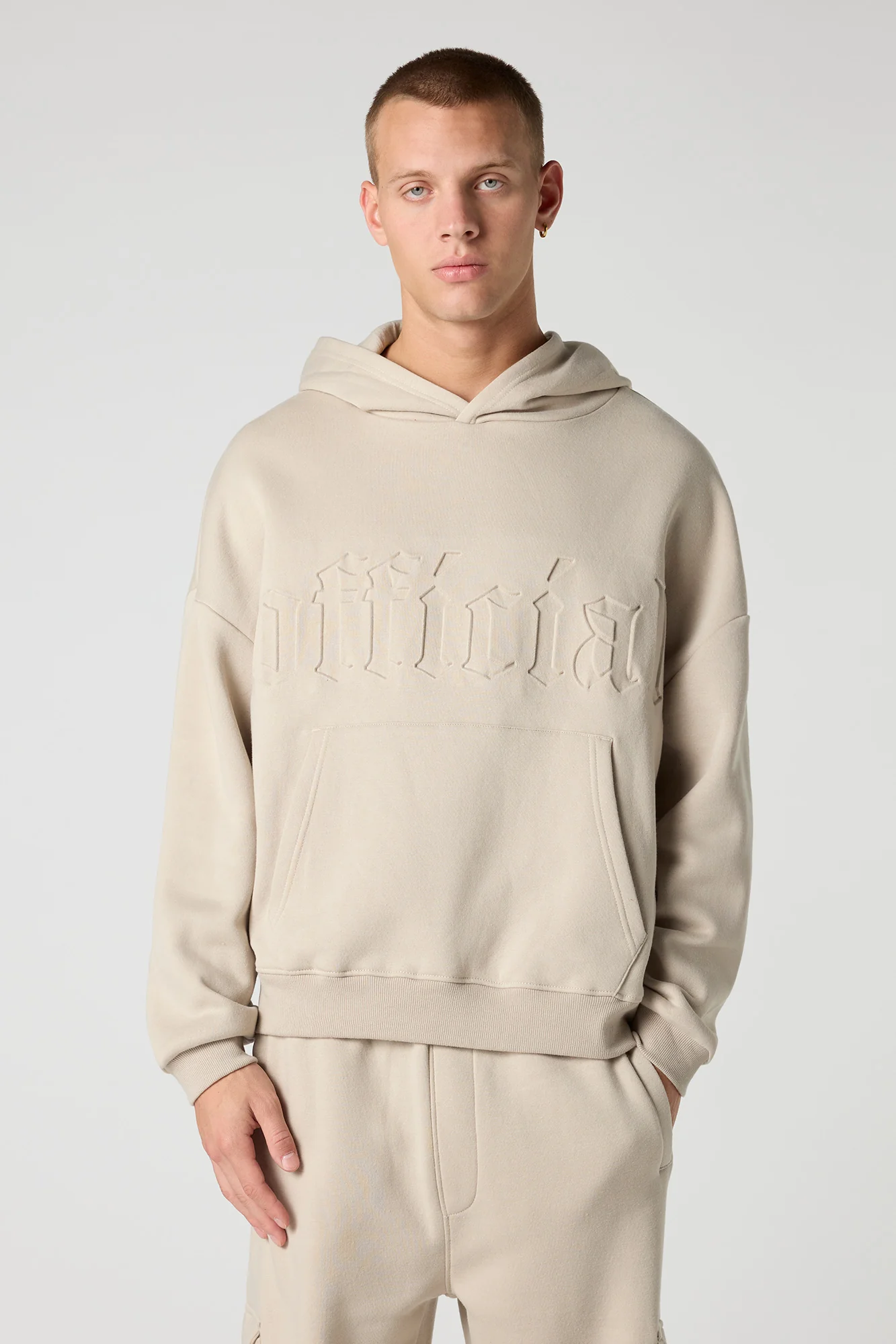 Official Embossed Boxy Fleece Hoodie - Image 12