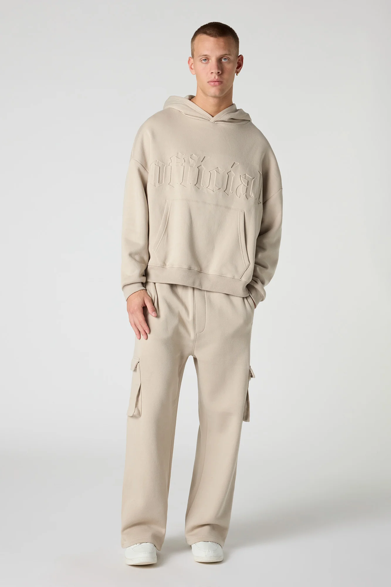 Official Embossed Boxy Fleece Hoodie - Image 14