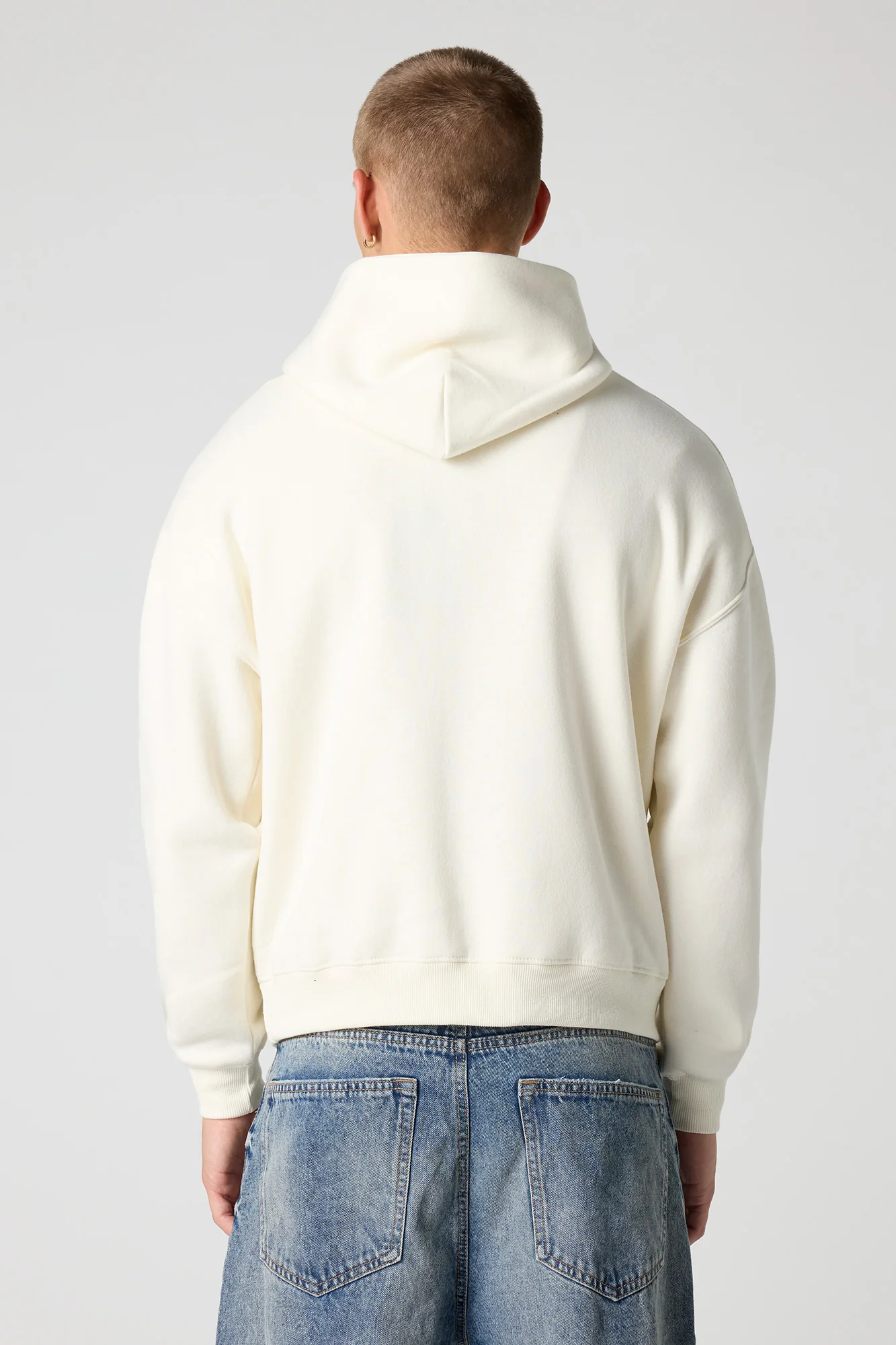 Graphic Boxy Fleece Hoodie - Image 10