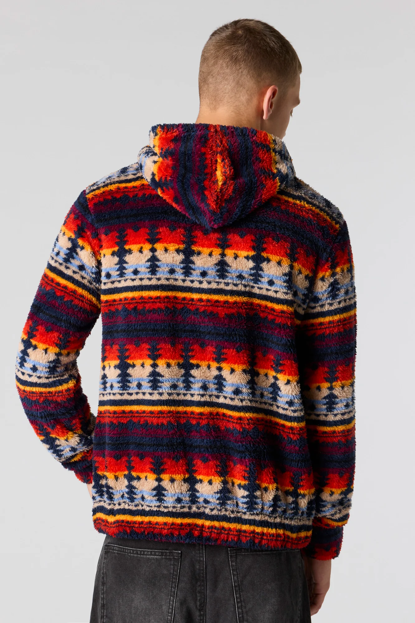 Sherpa Printed Hoodie - Image 14