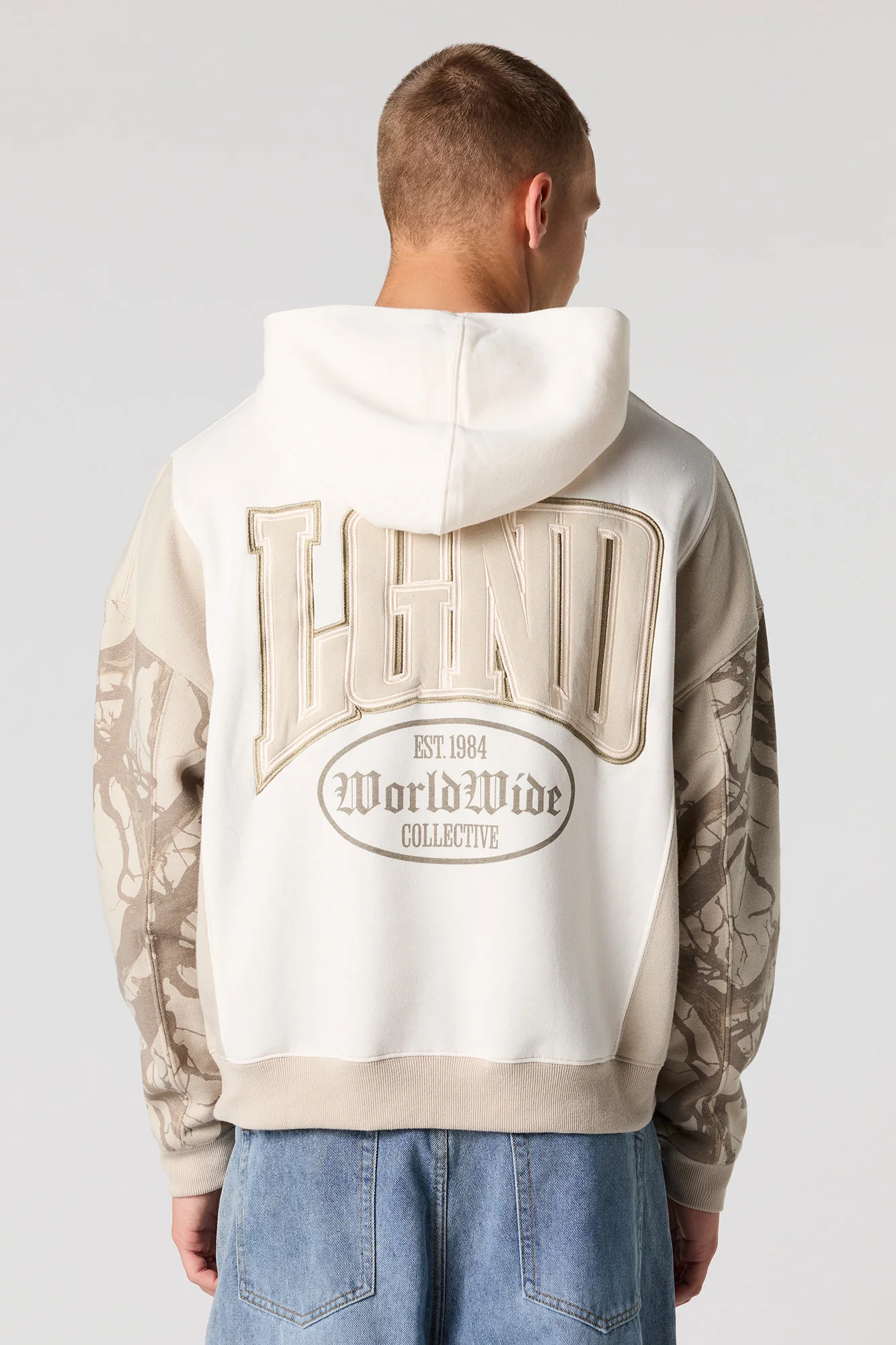 LGND Colourblock Boxy Hoodie