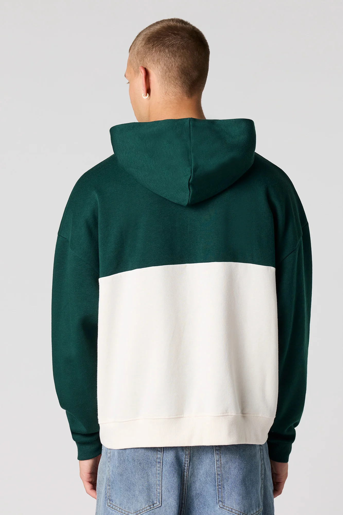 Embroidered Colourblock Racing Hoodie - Image 5