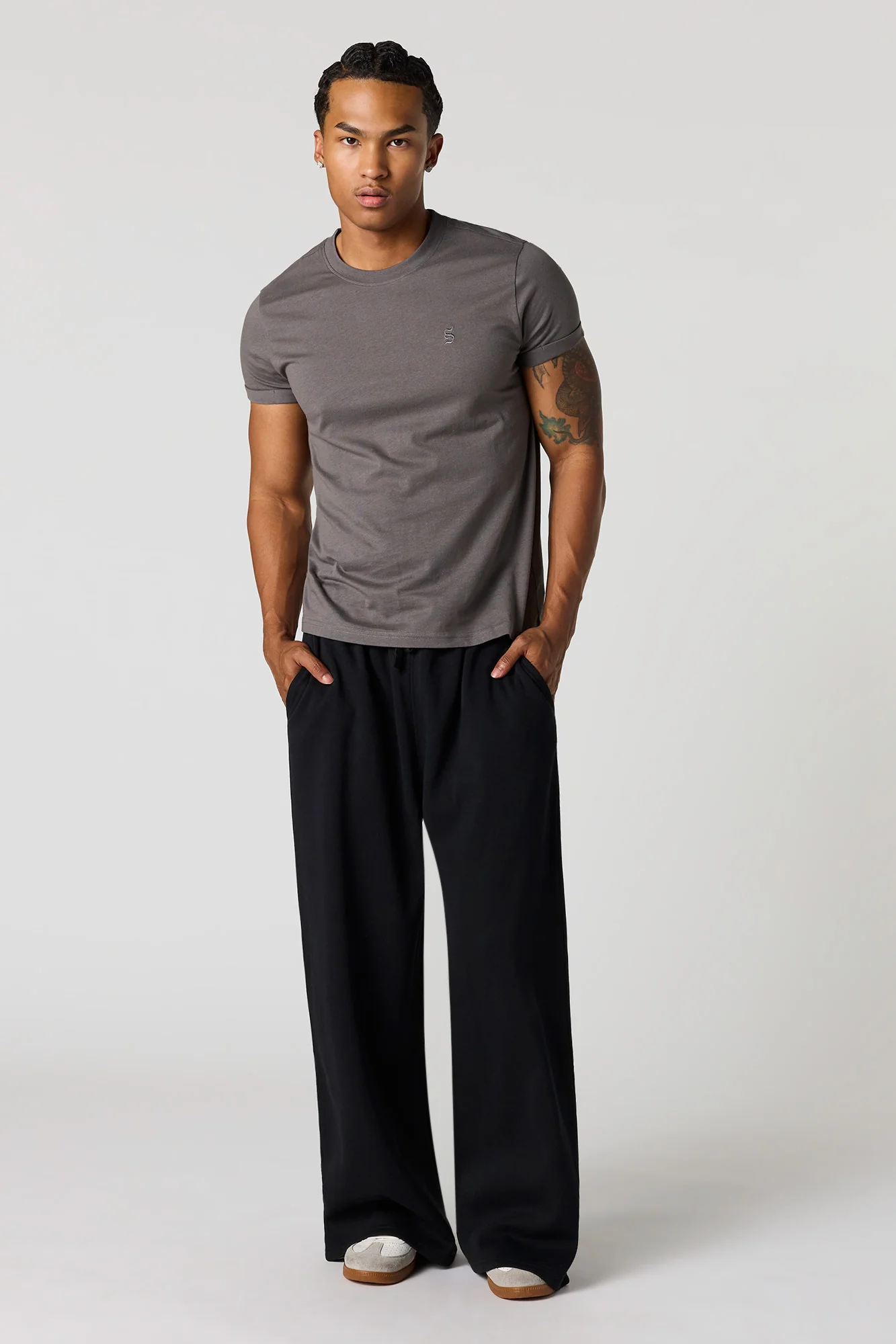 Fleece Wide Leg Sweatpant - Image 5