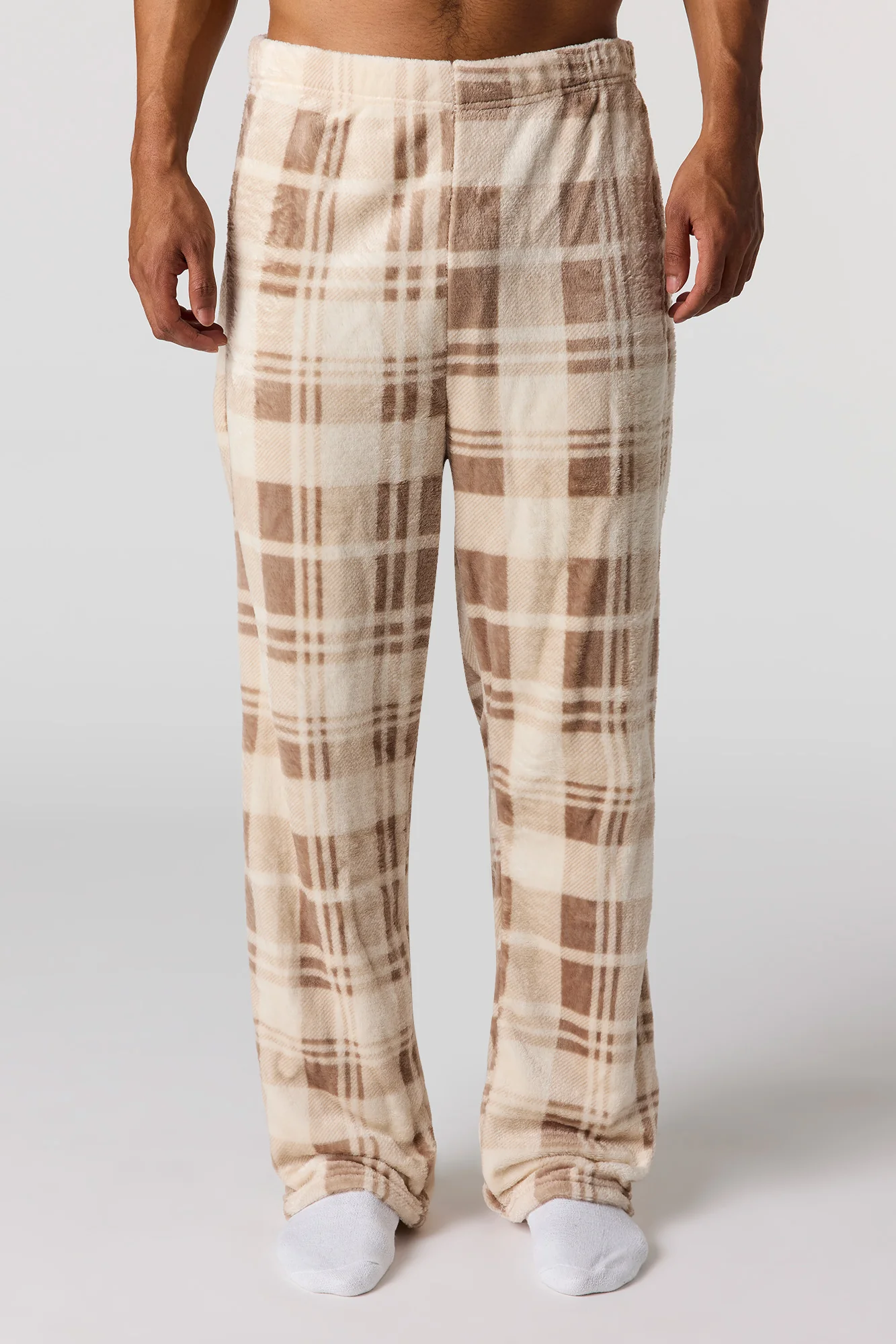 Printed Plush Pajama Pant - Image 10