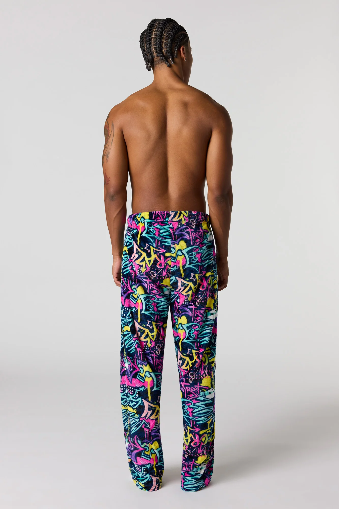 Printed Plush Pajama Pant - Image 15