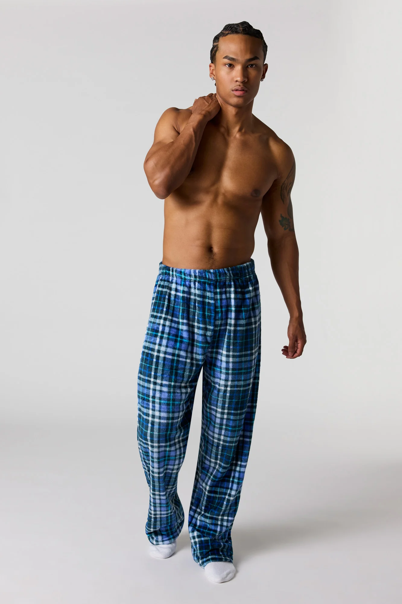 Printed Plush Pajama Pant - Image 17