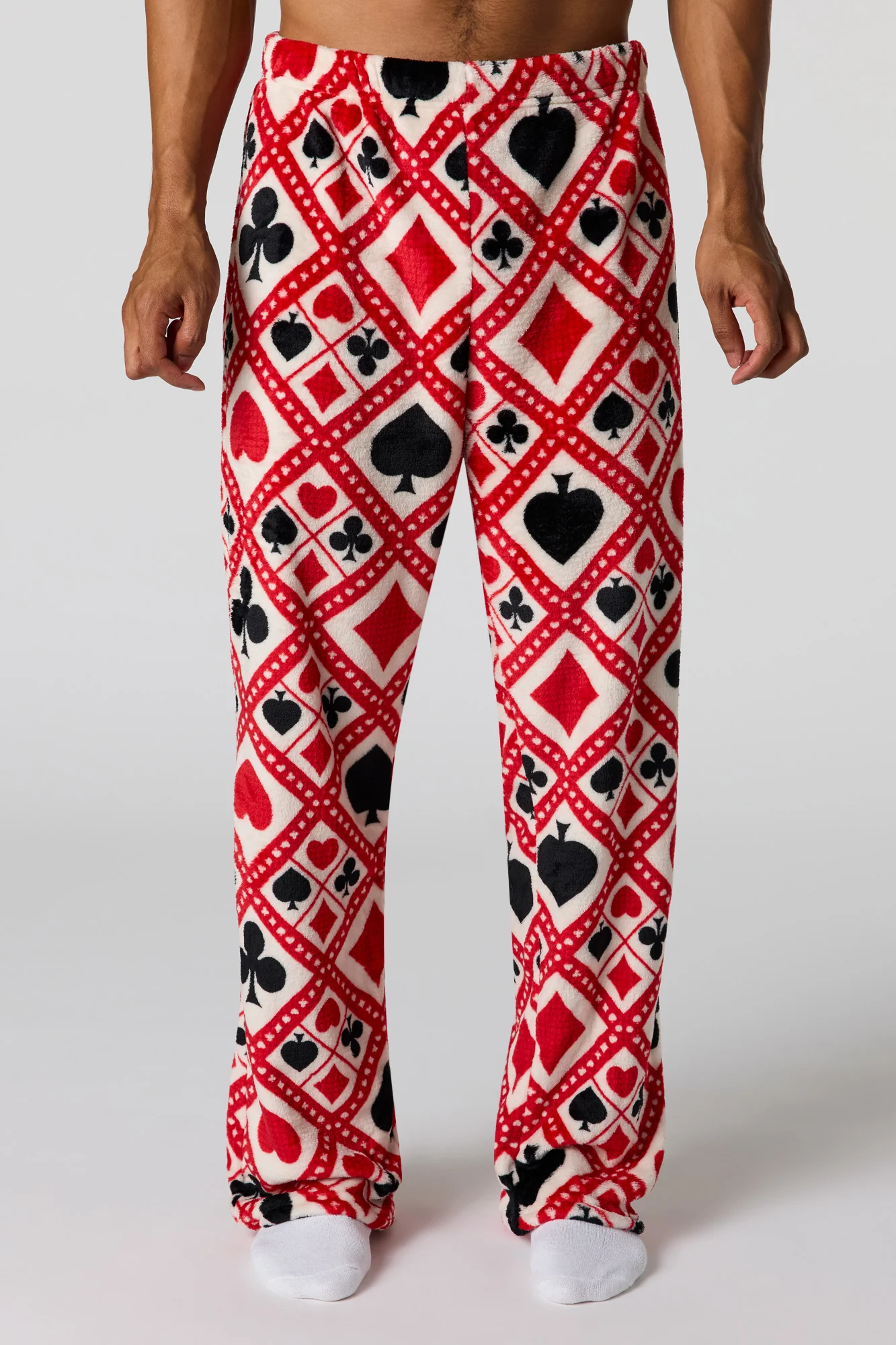 Printed Plush Pajama Pant - Image 19