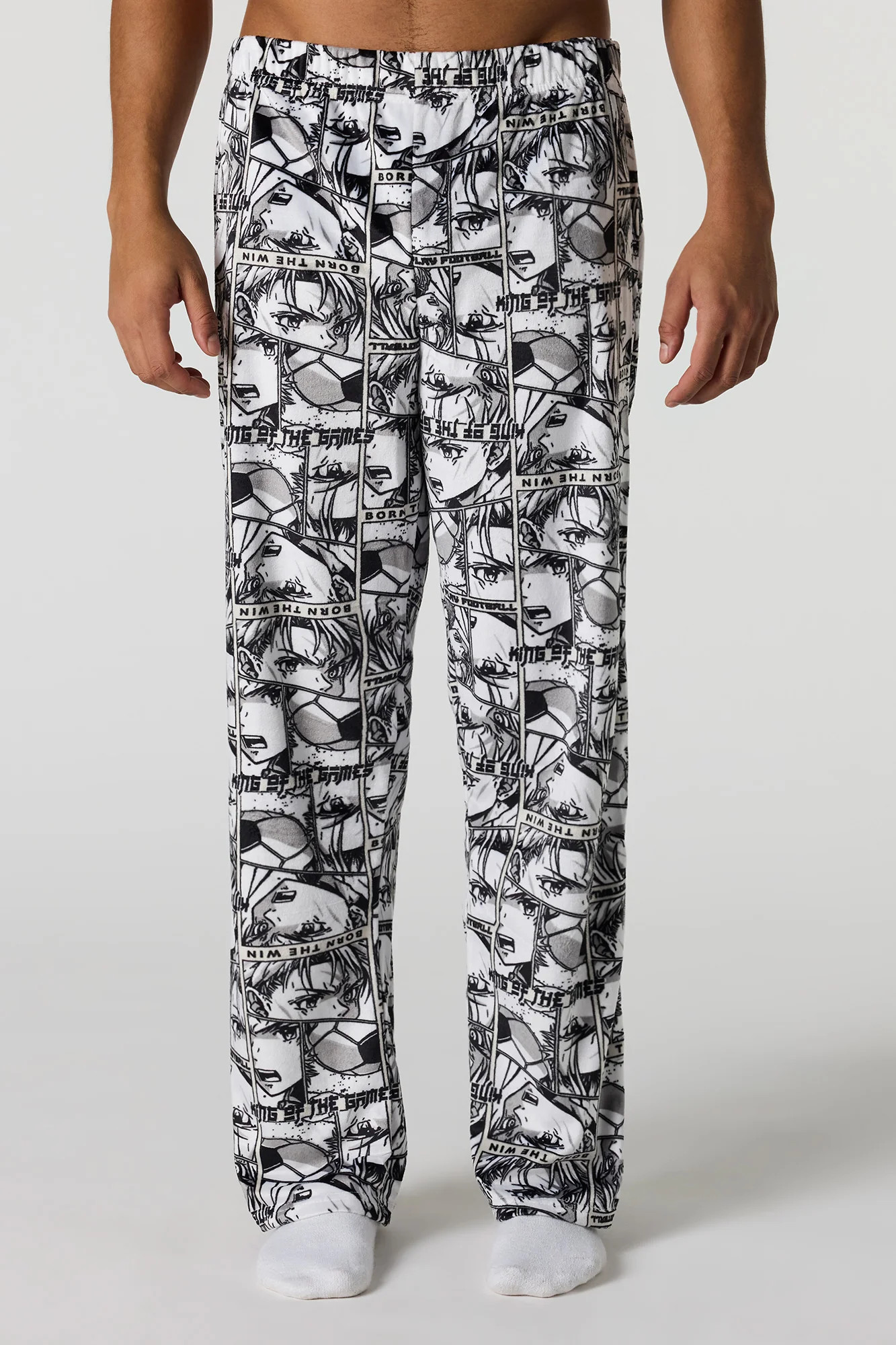 Printed Plush Pajama Pant