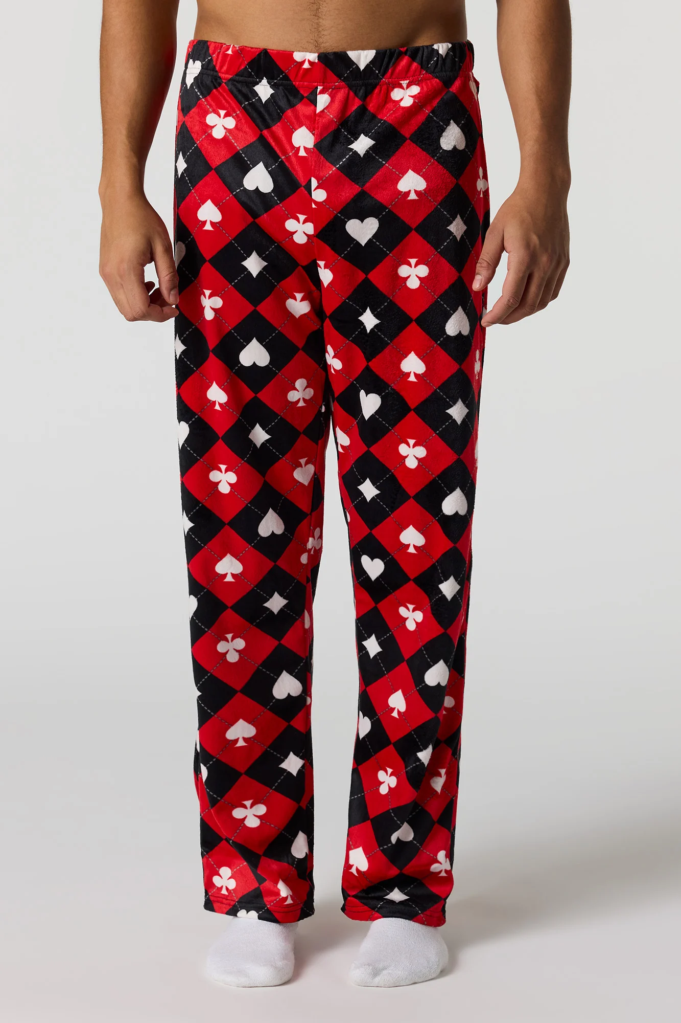 Printed Plush Pajama Pant - Image 10