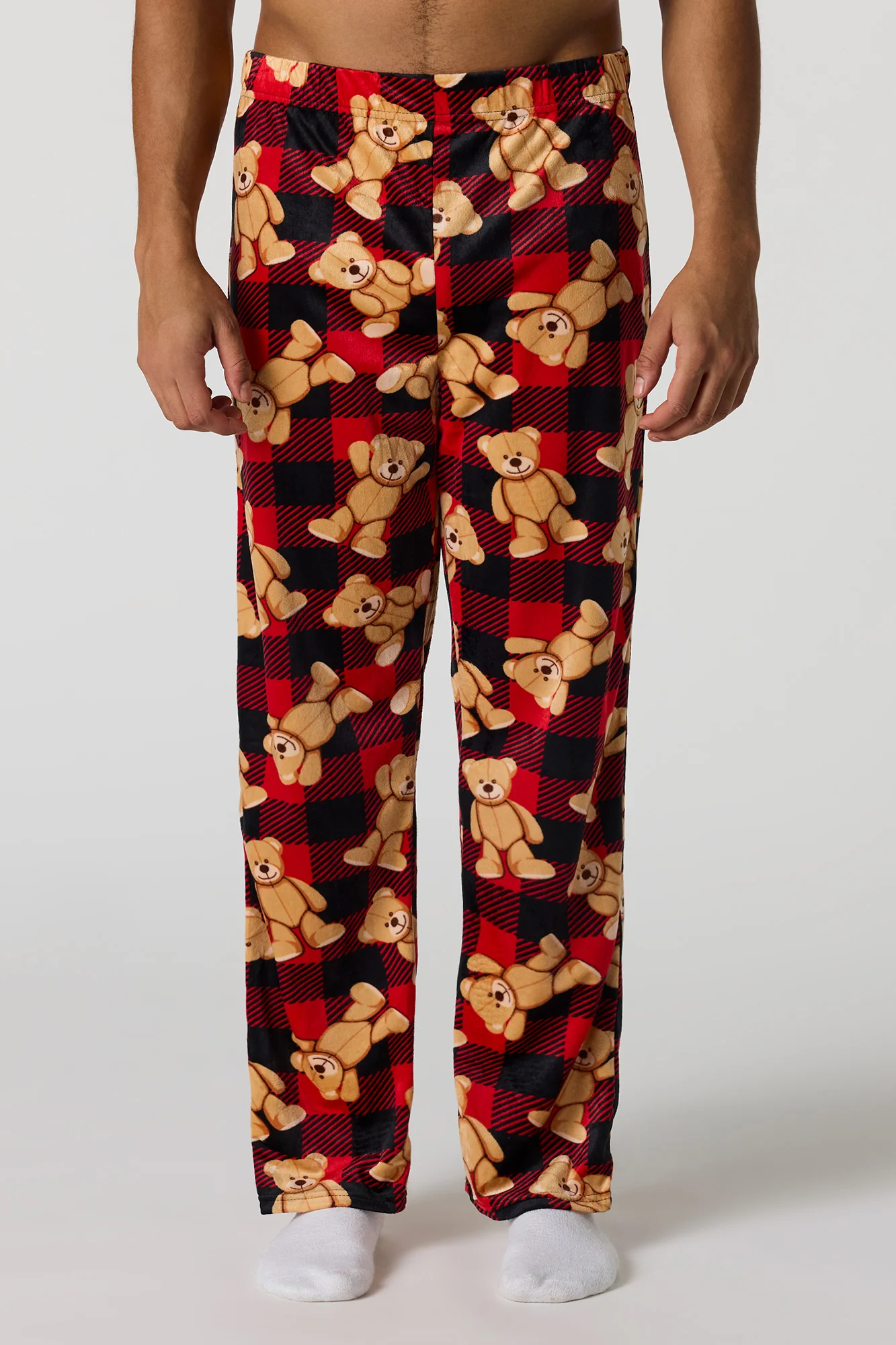 Printed Plush Pajama Pant - Image 16