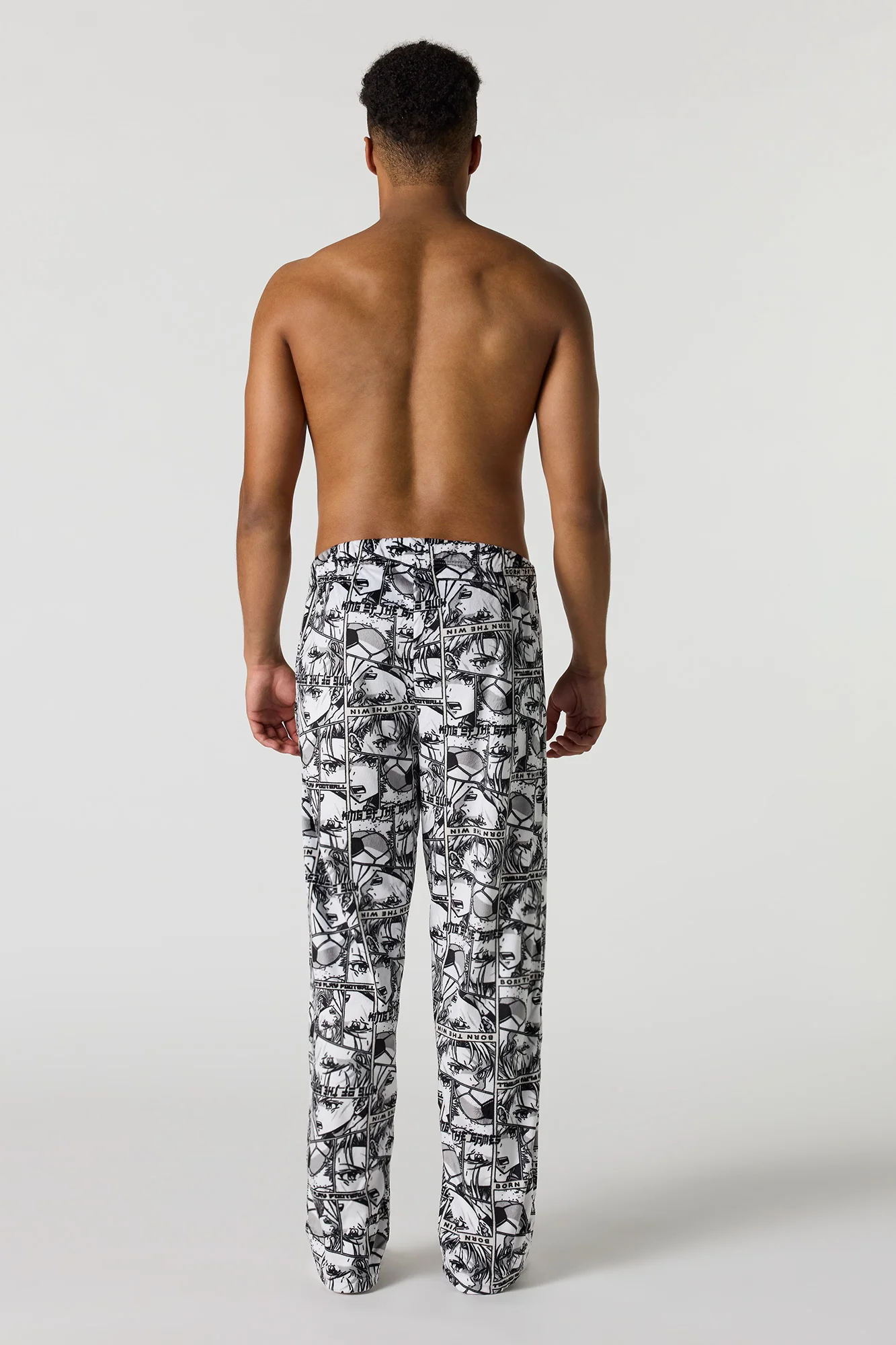 Printed Plush Pajama Pant - Image 3