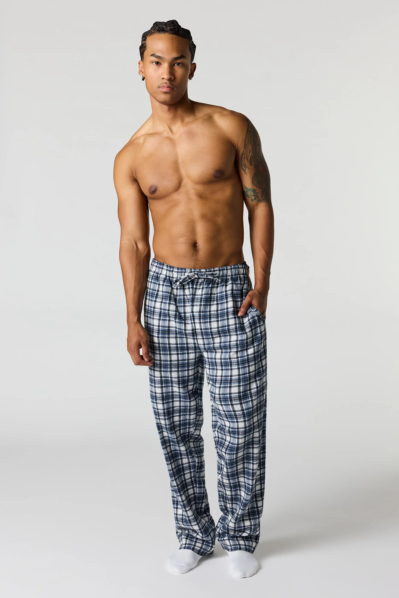 Plaid Flannel Pajama Pant - Image 9