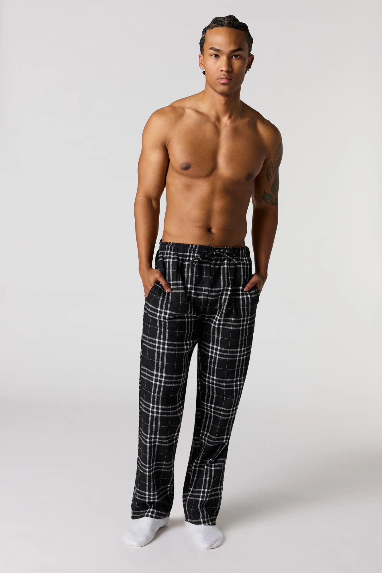 Flannel Plaid Pajama Pant - Image 5