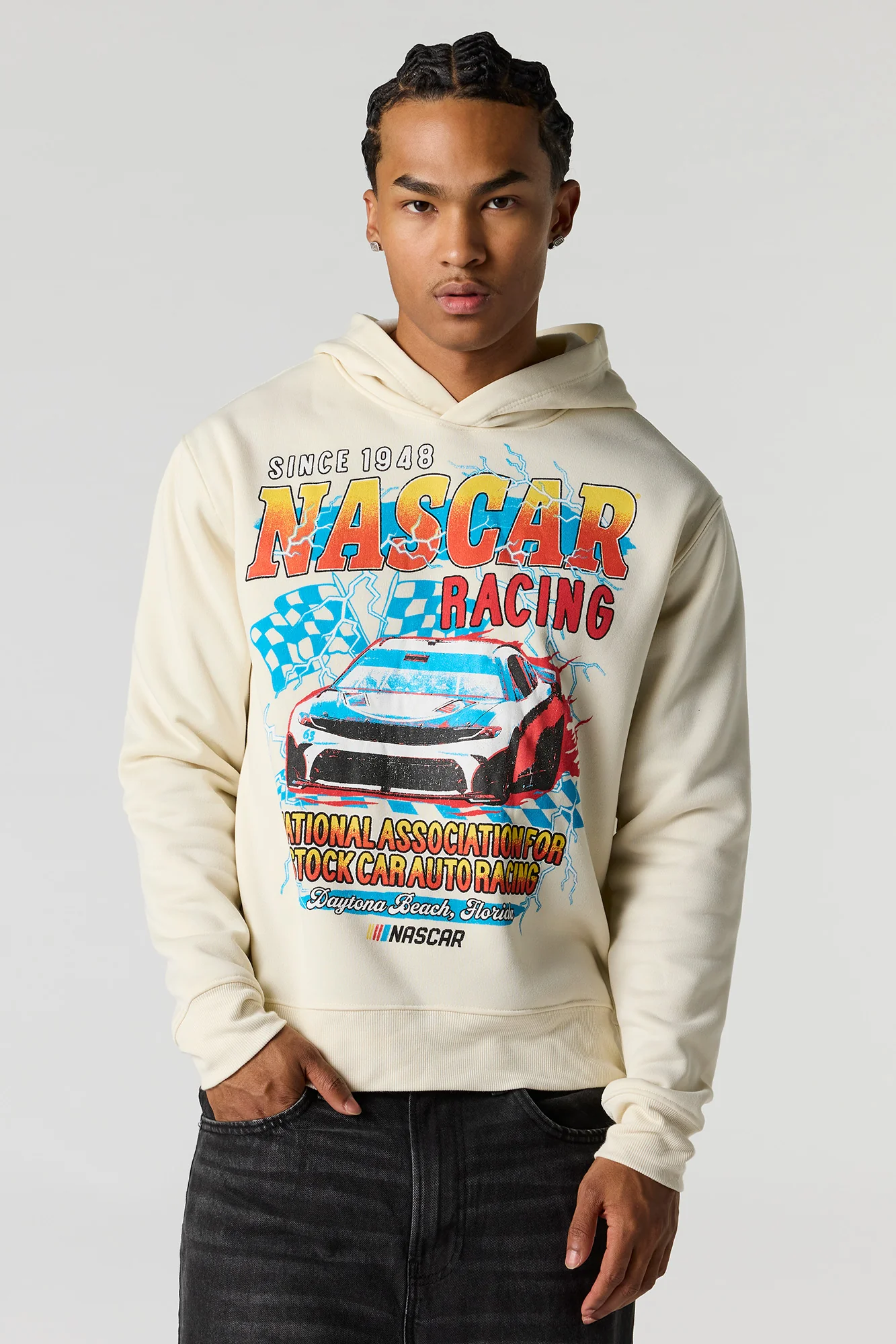 NASCAR HD Print Fleece Hoodie - Image 4