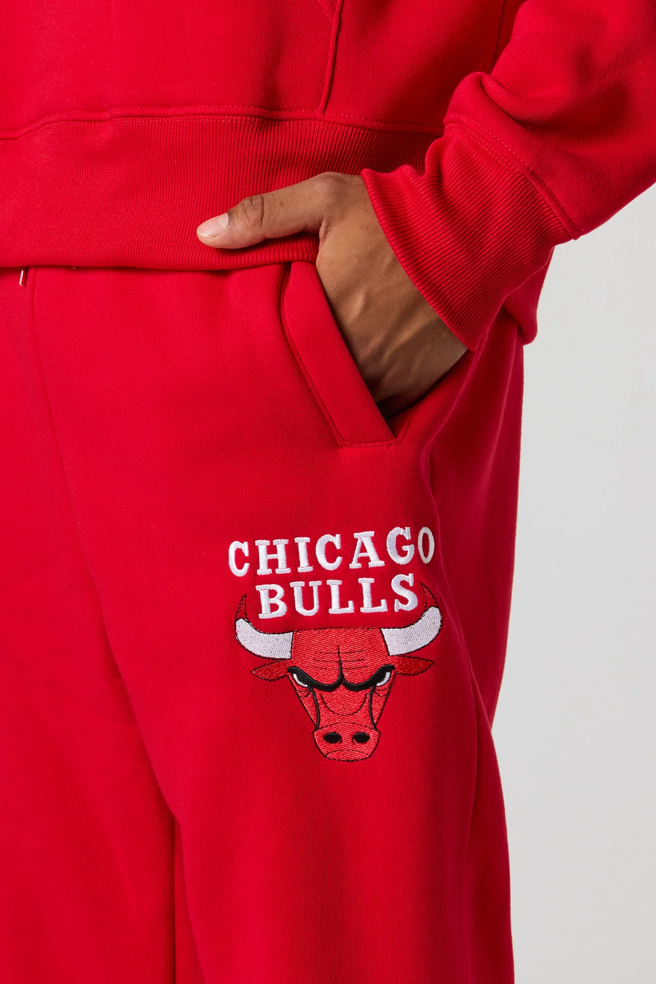 Chicago Bulls Embroidered Jogger - Image 4