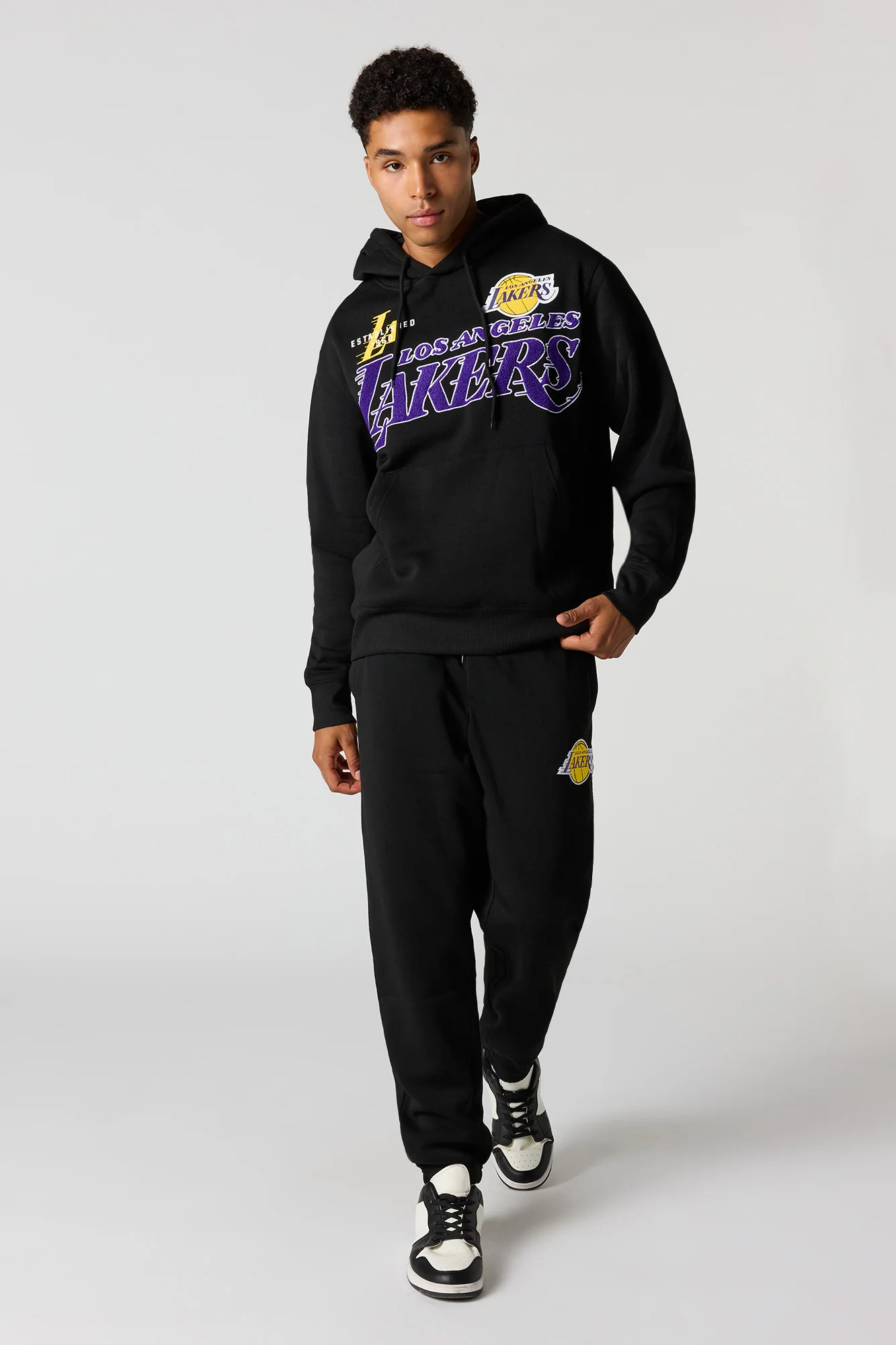 LA Lakers Embroidered Jogger - Image 6