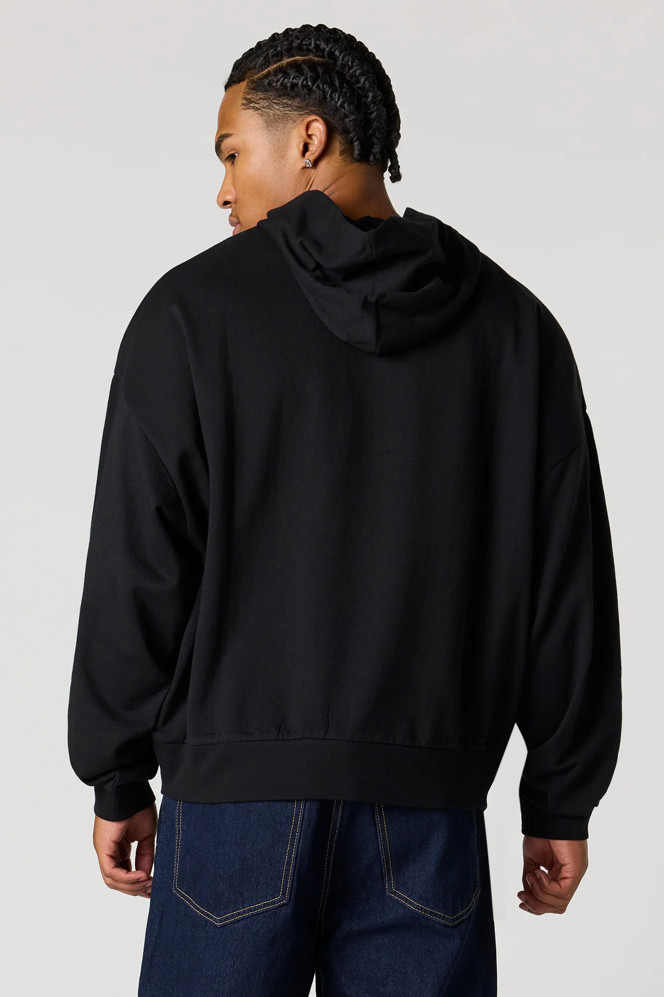 Rick & Morty Boxy Fleece Hoodie - Image 2