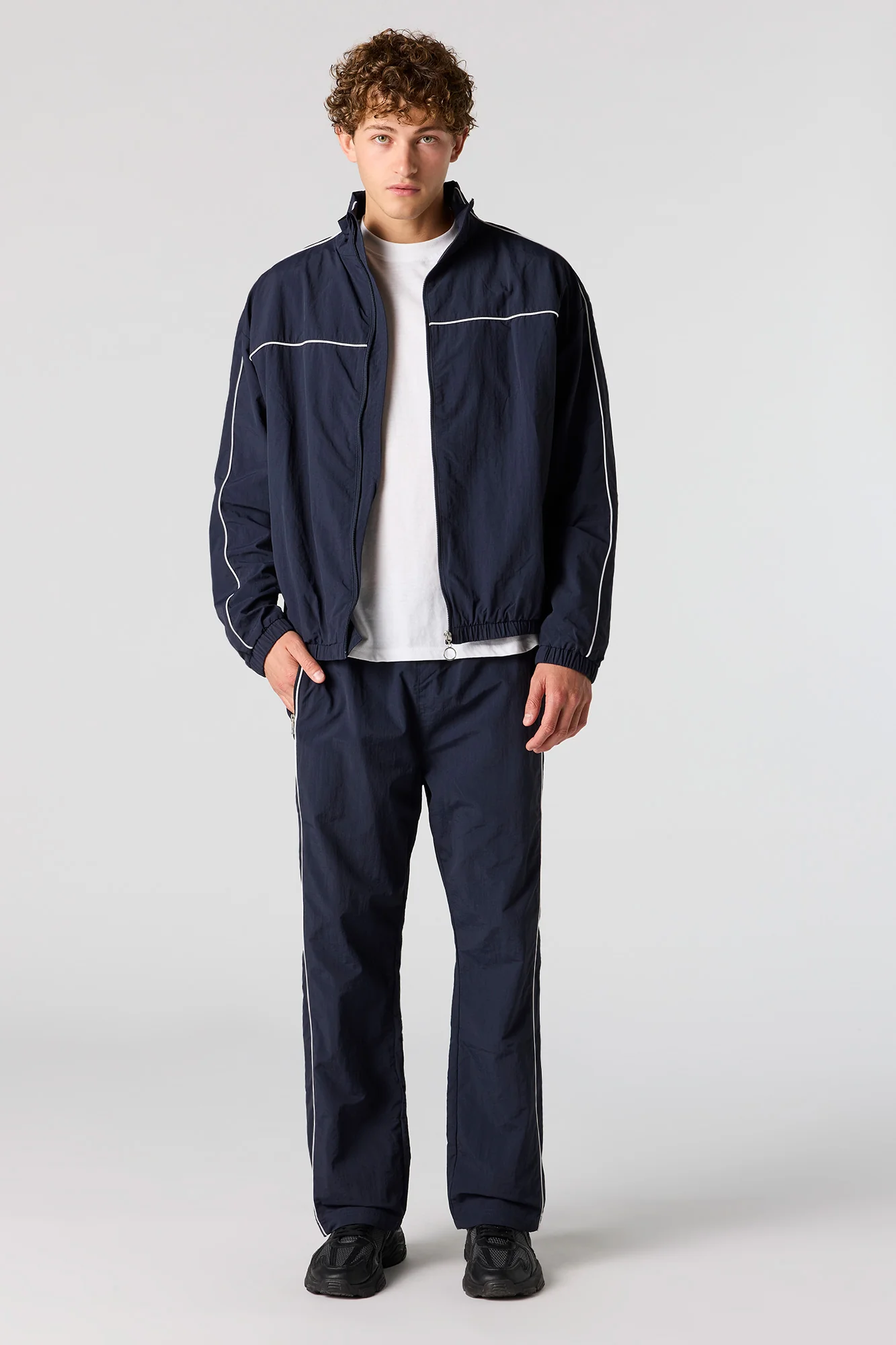 Nylon Track Jacket - Image 3