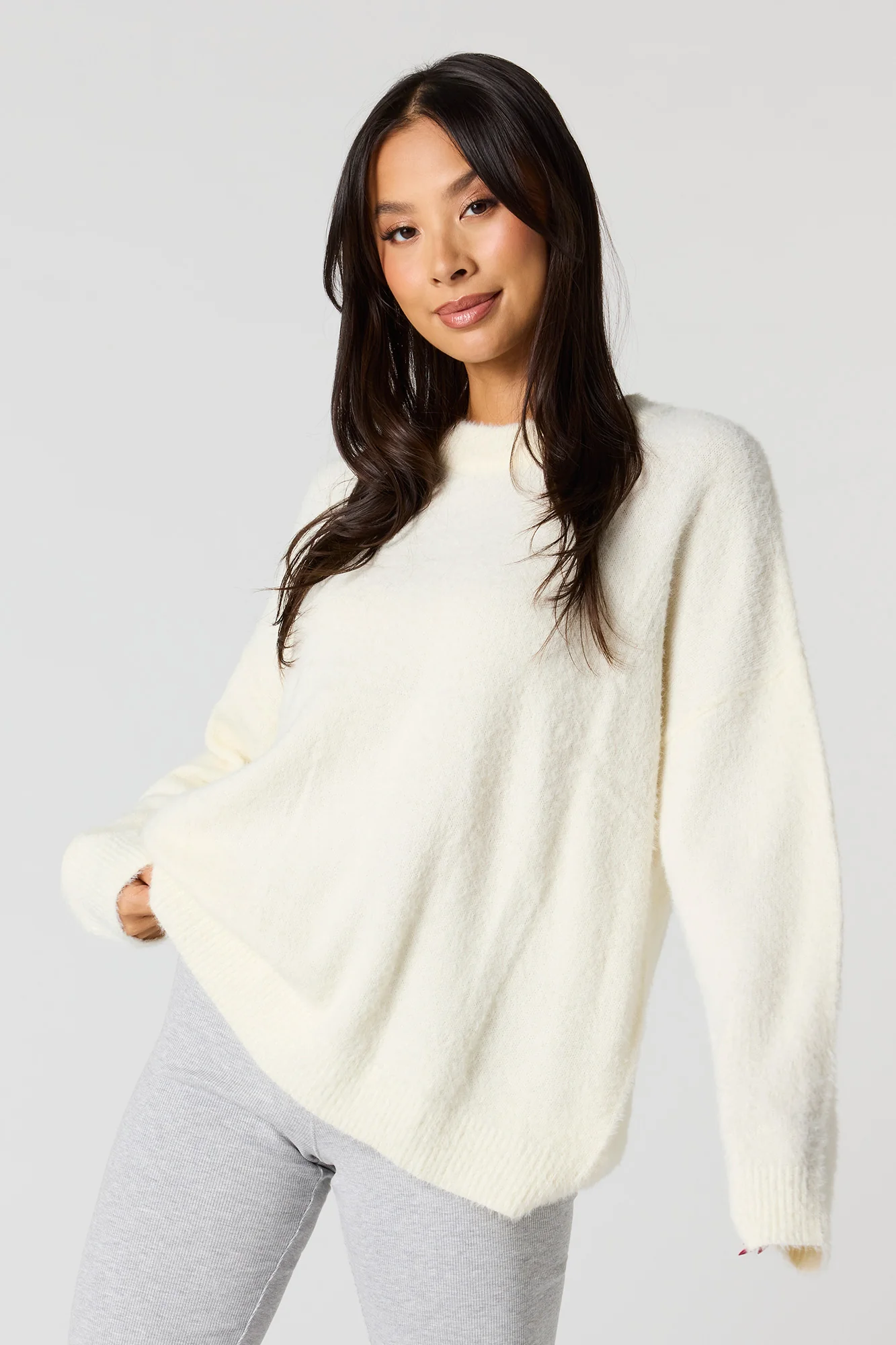 Fuzzy Knit Sweater - Image 10