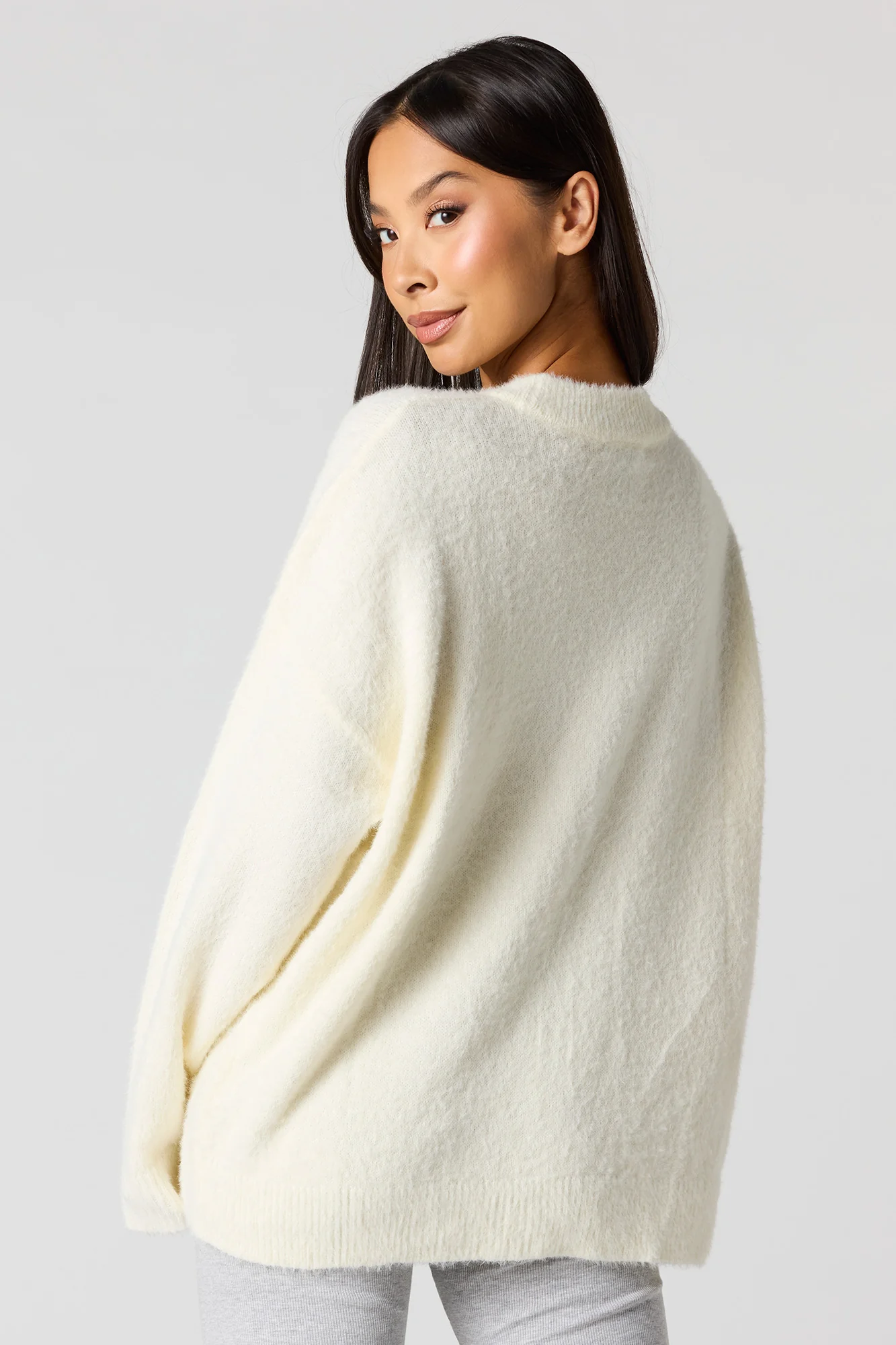 Fuzzy Knit Sweater - Image 11