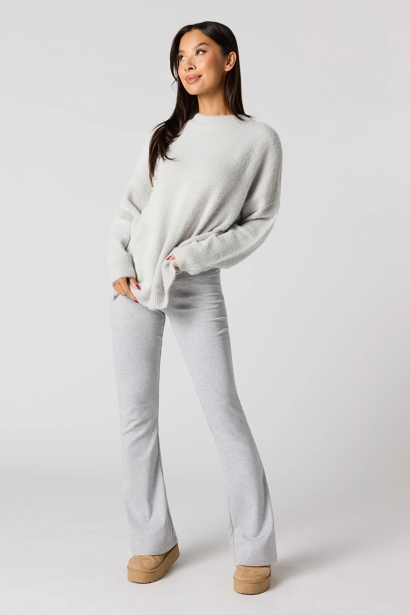Fuzzy Knit Sweater - Image 6