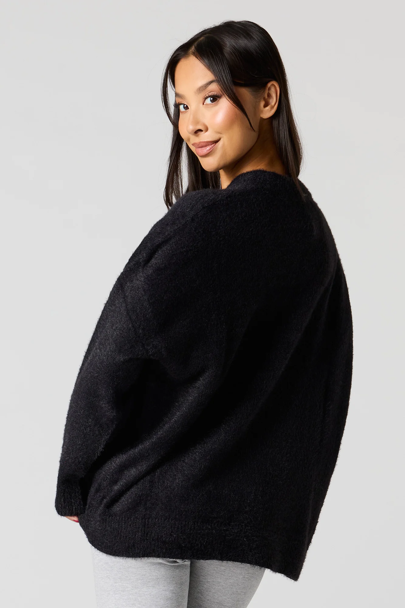 Fuzzy Knit Sweater - Image 8