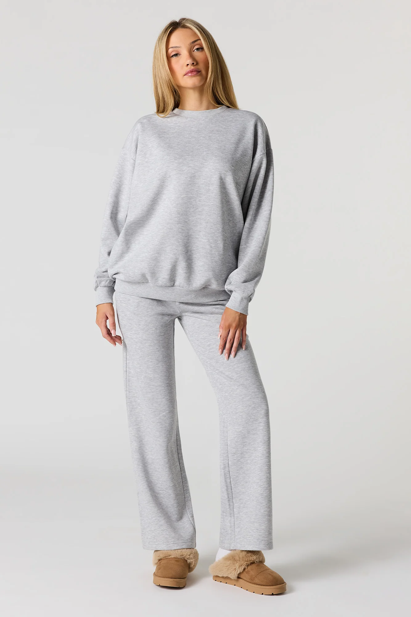 Fleece Straight Leg Jogger