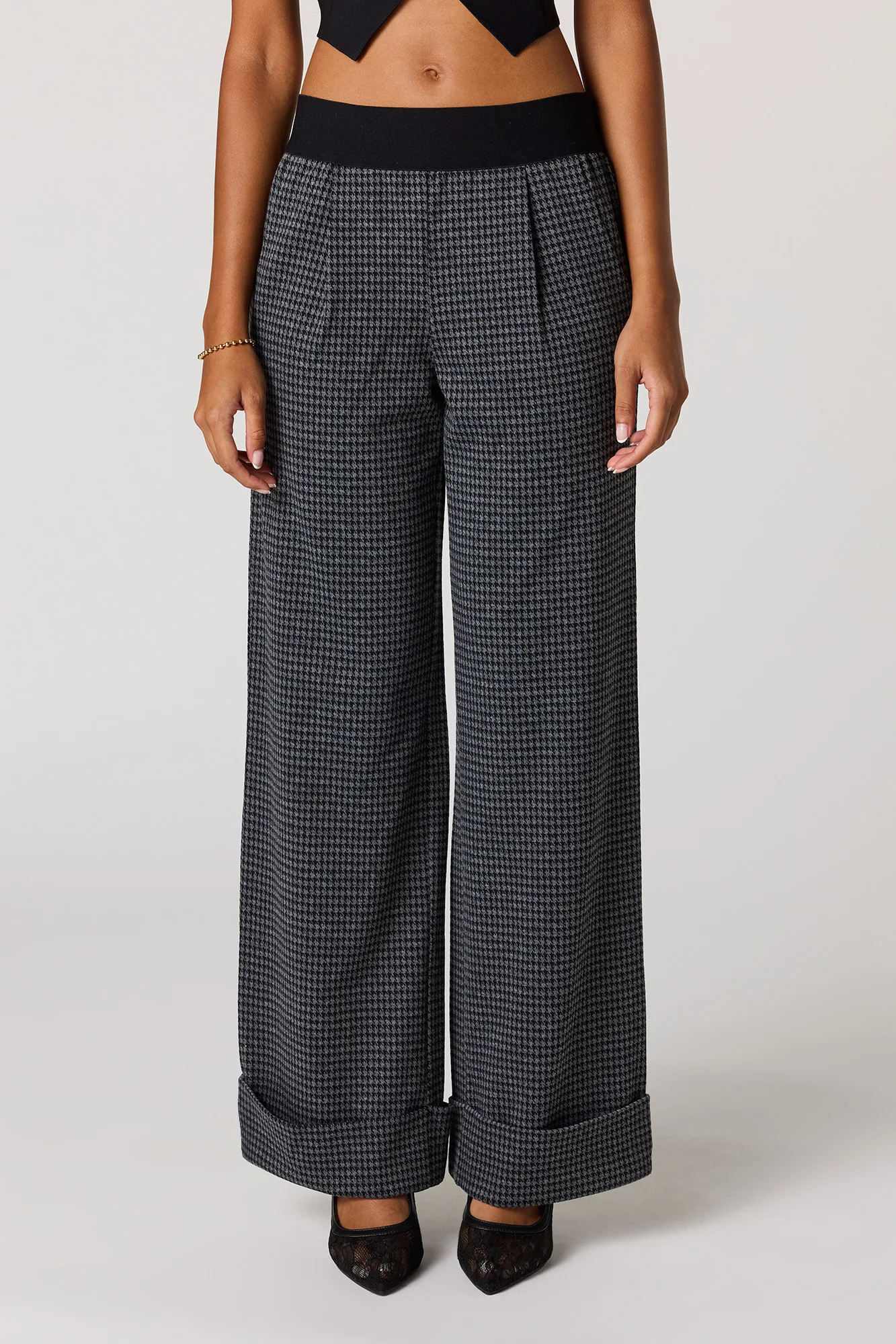 Plaid Knit Dress Pant - Image 8