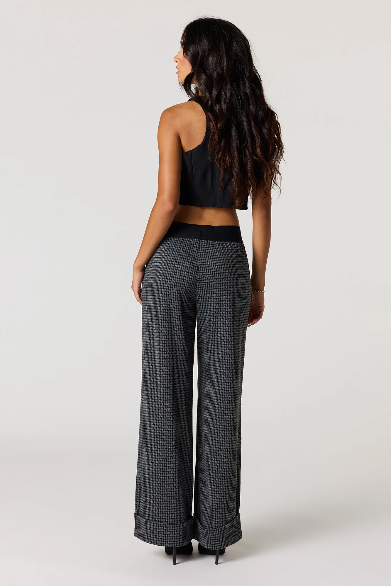Plaid Knit Dress Pant - Image 9