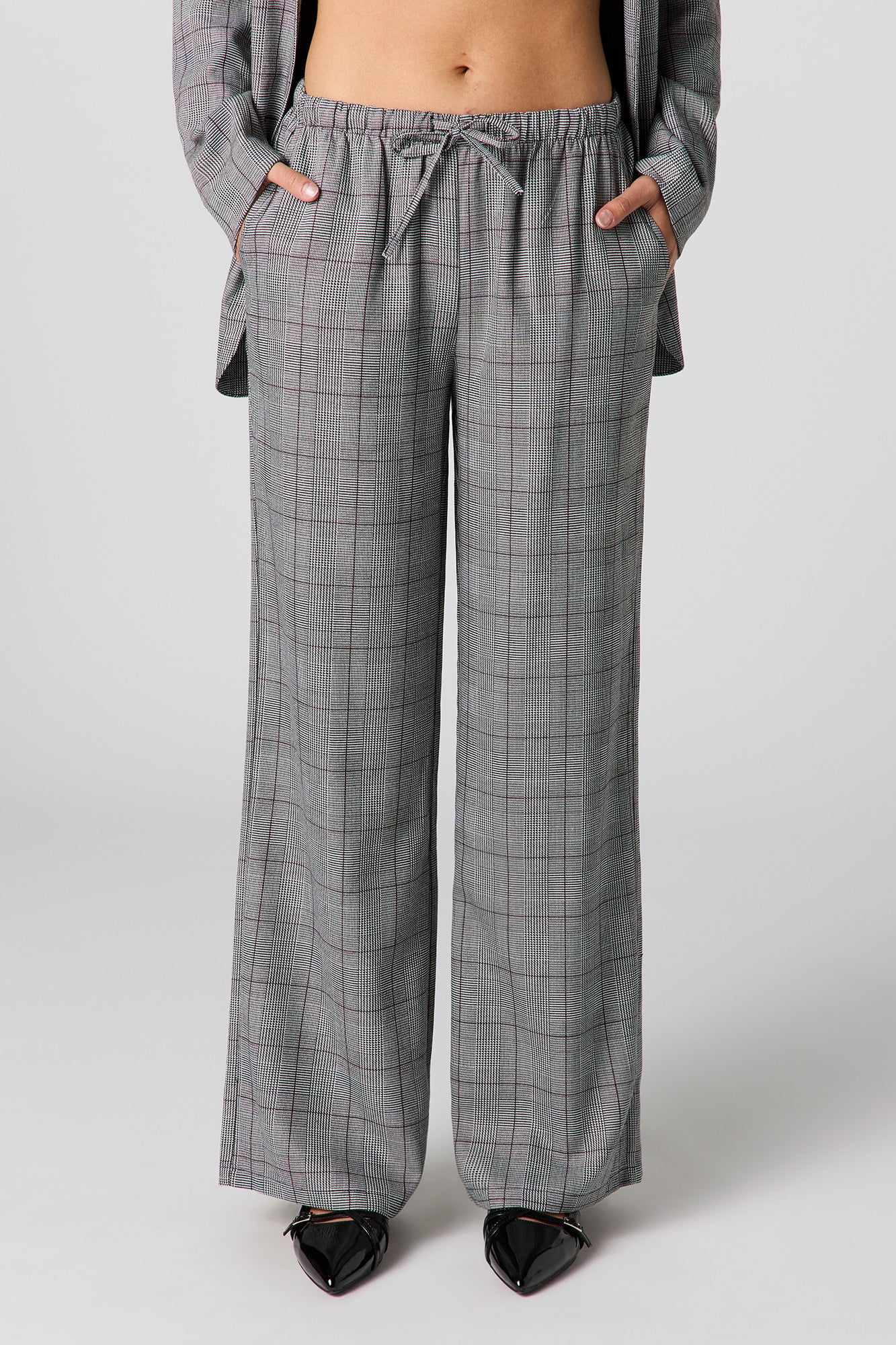 Drawstring Wide Leg Dress Pant - Image 2