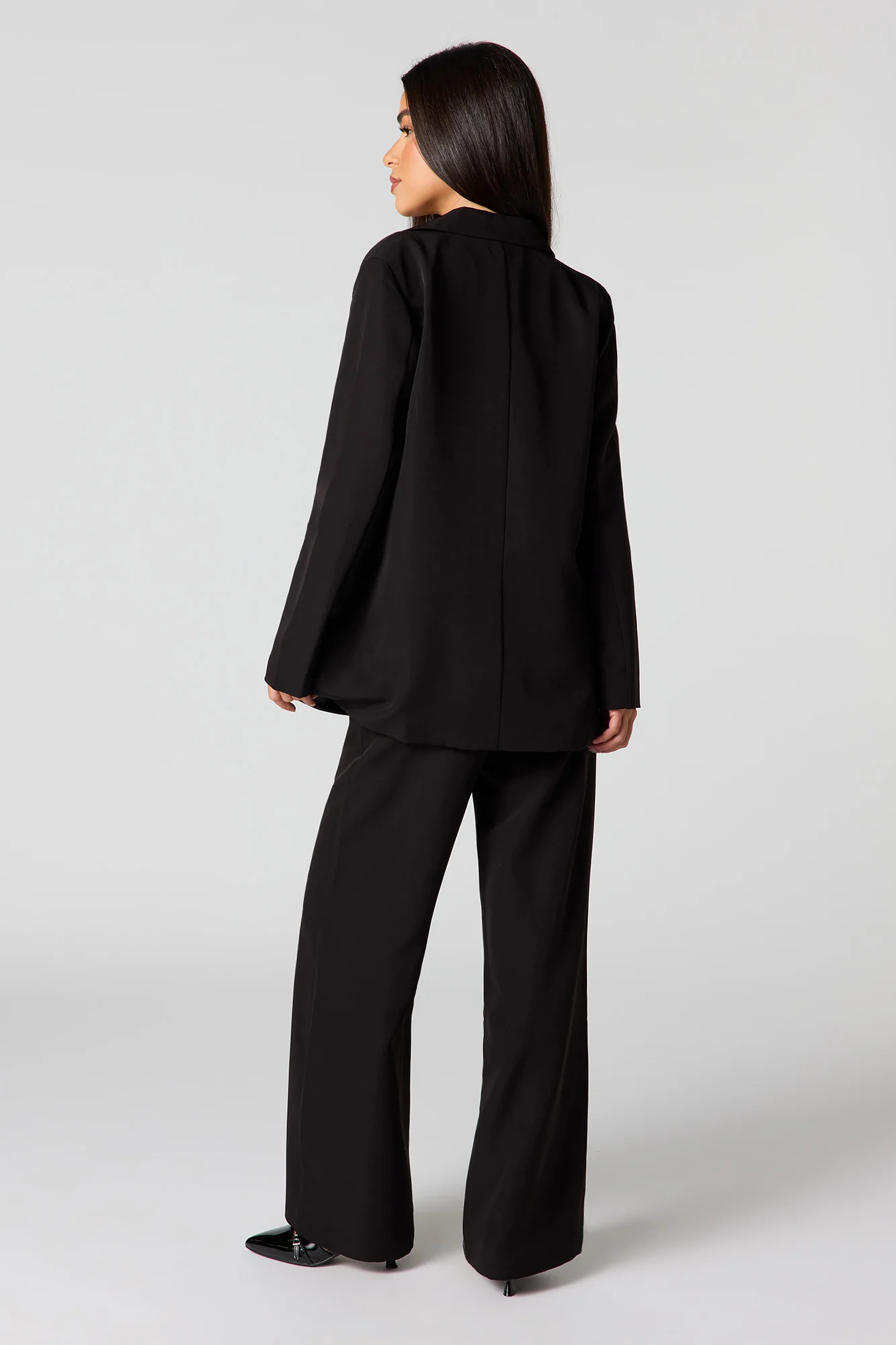 Drawstring Wide Leg Dress Pant - Image 6