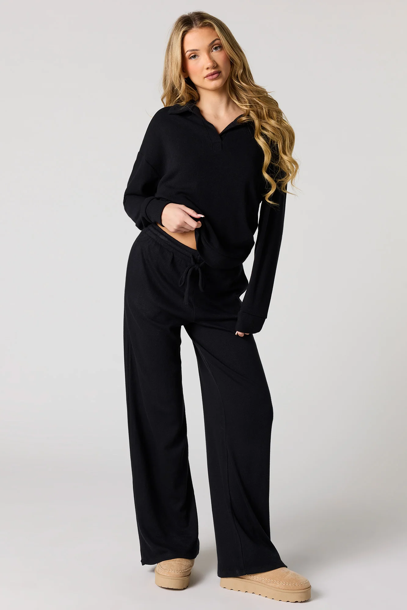Knit Wide Leg Pant - Image 7