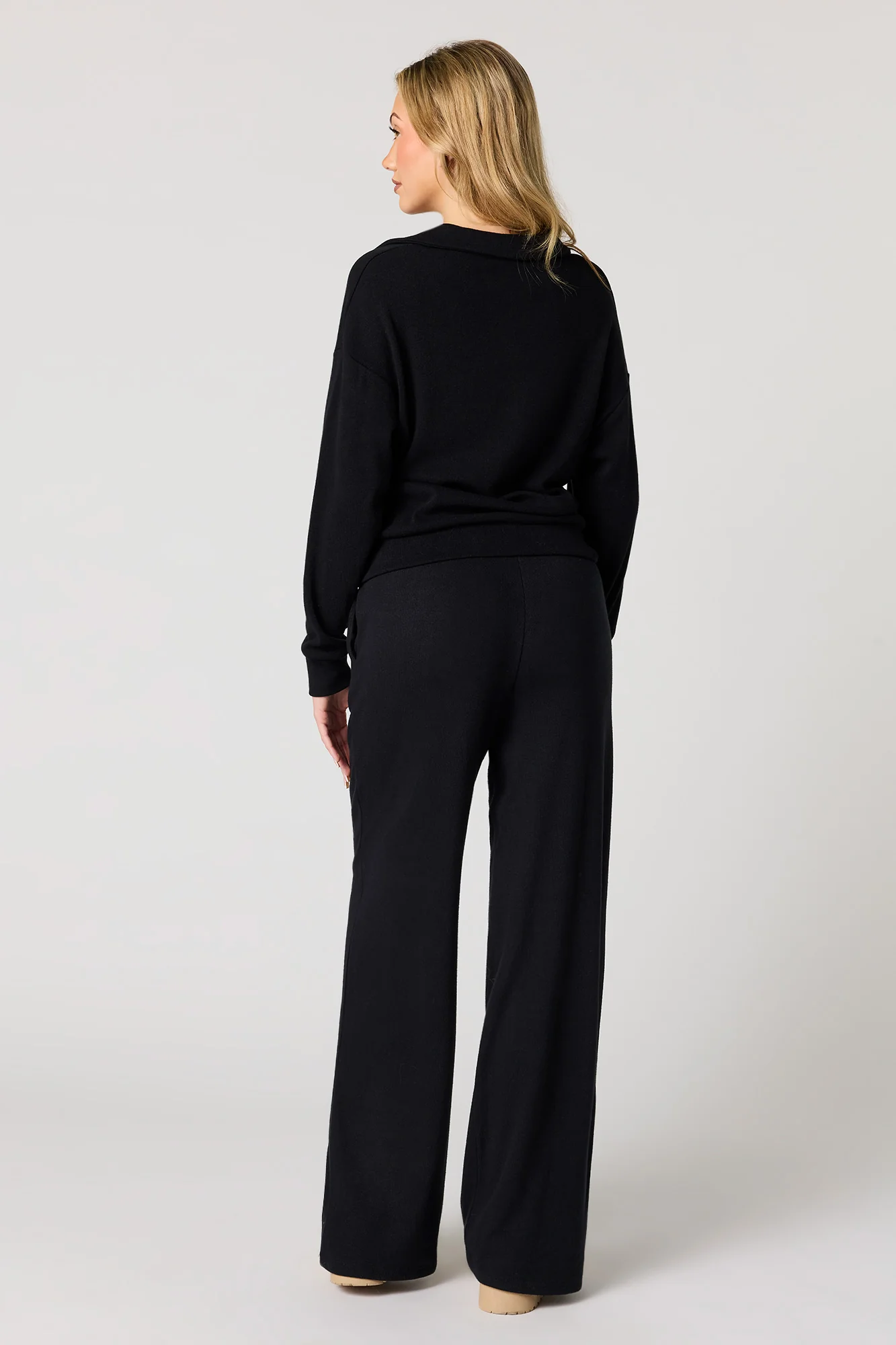 Knit Wide Leg Pant - Image 9