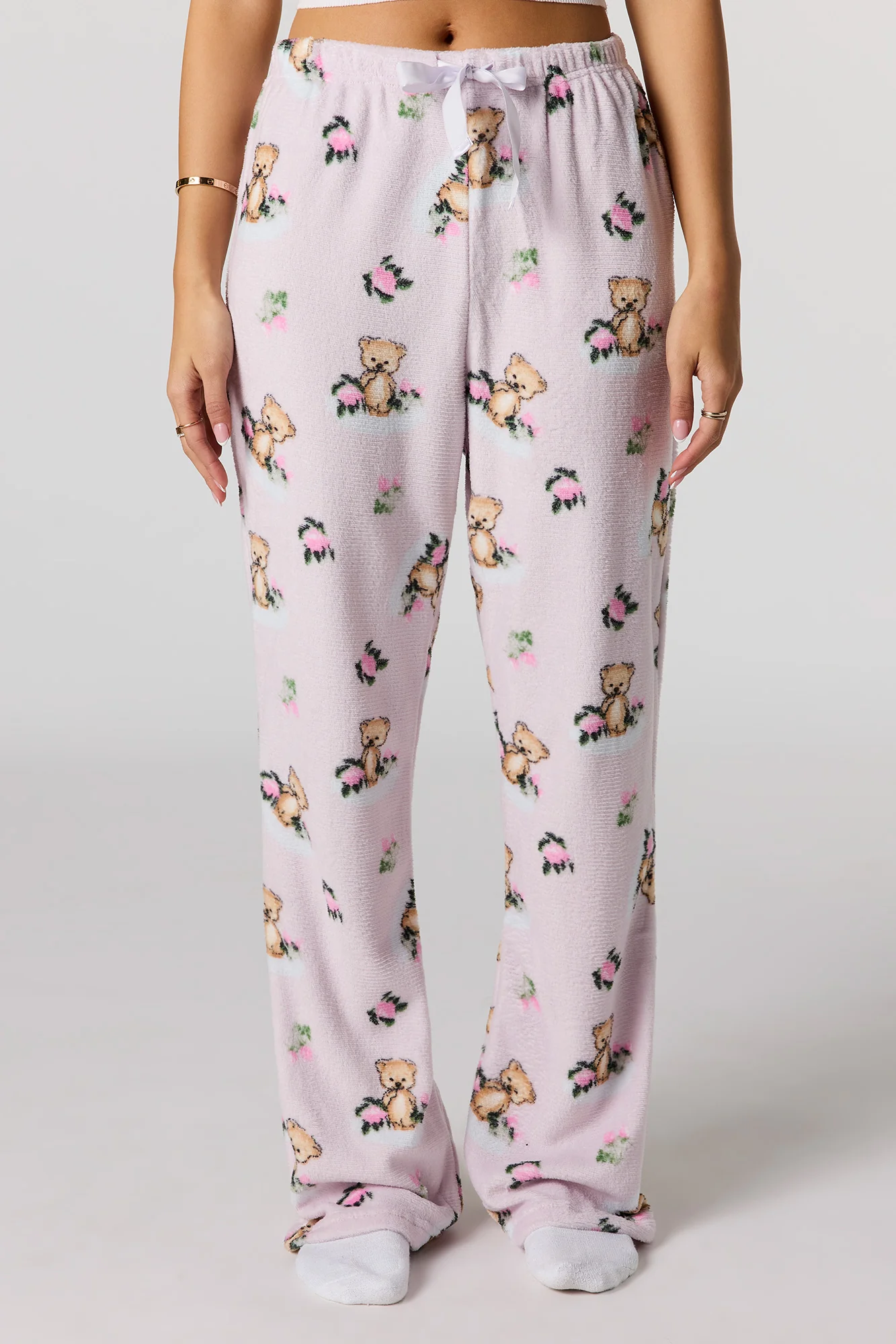 Print Plush Pajama Pant - Image 14