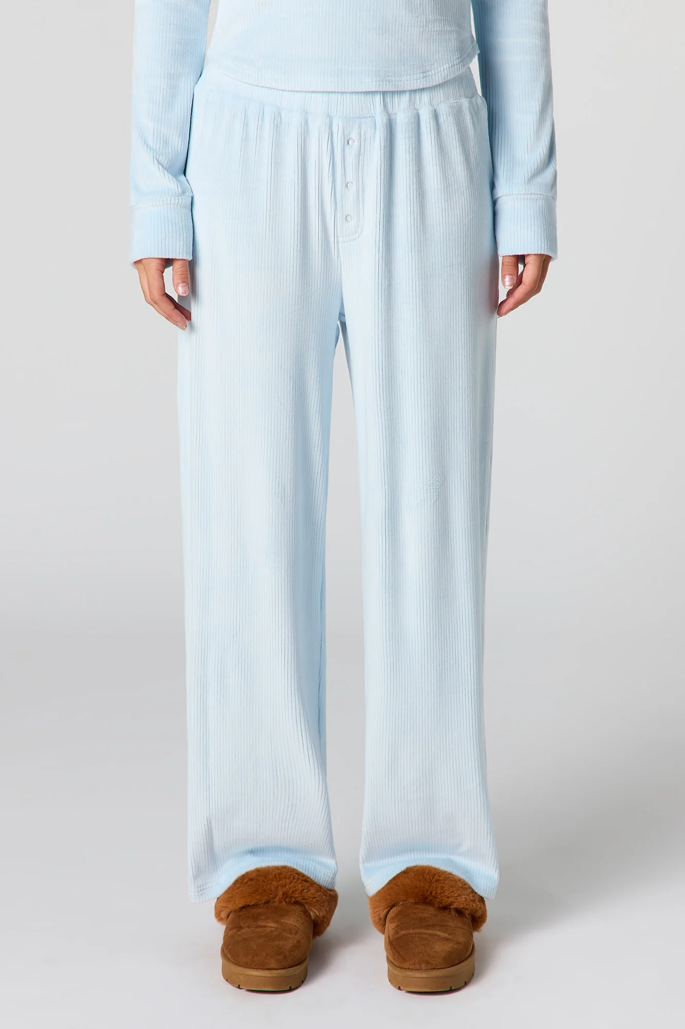Velour Ribbed Pajama Pant - Image 11