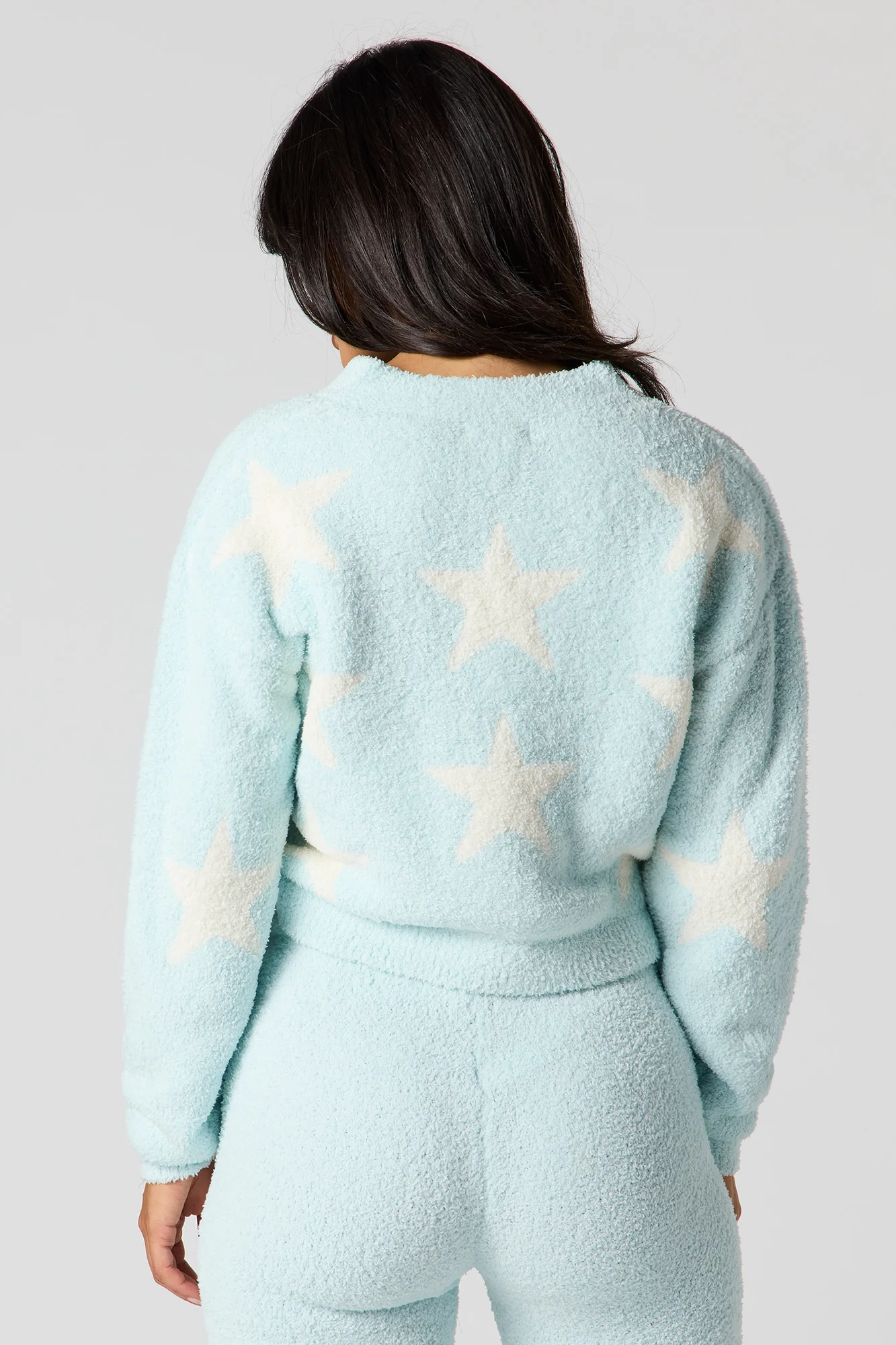 Jacquard Knit Button-Up Cardigan - Image 2