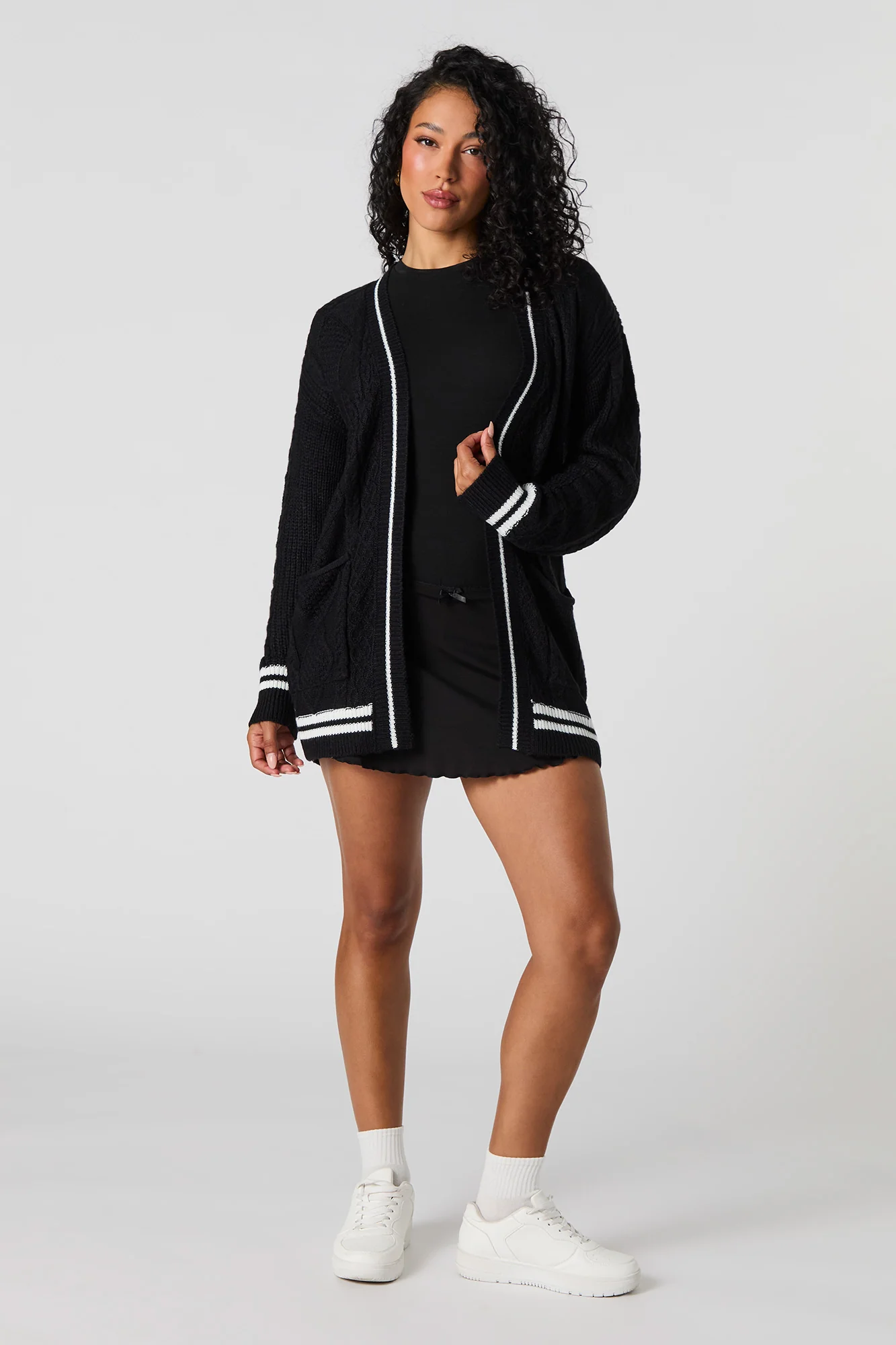Cable Knit Cardigan - Image 3