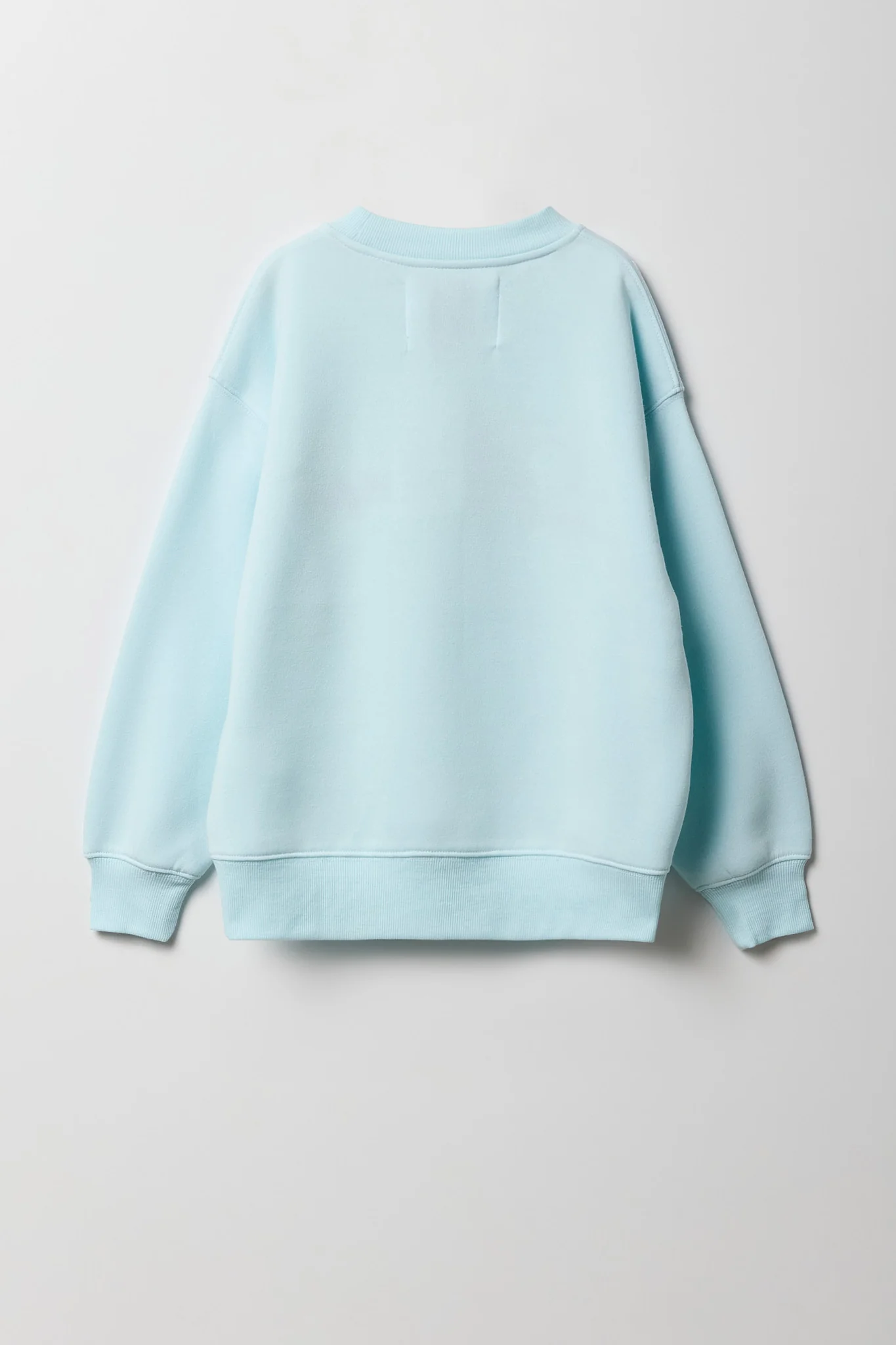 Girls Oversized Paris Embroidered Fleece Sweatshirt - Image 2