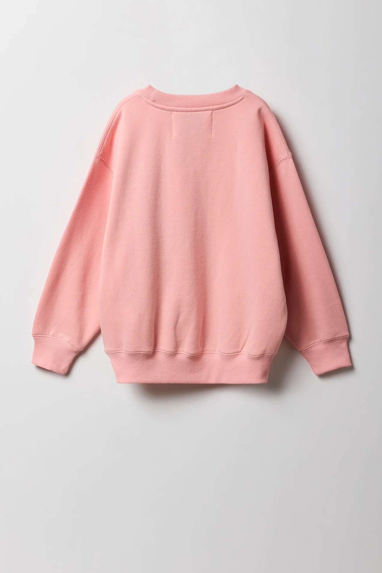 Girls Fleece Oversized Puff Print Sweatshirt - Image 6