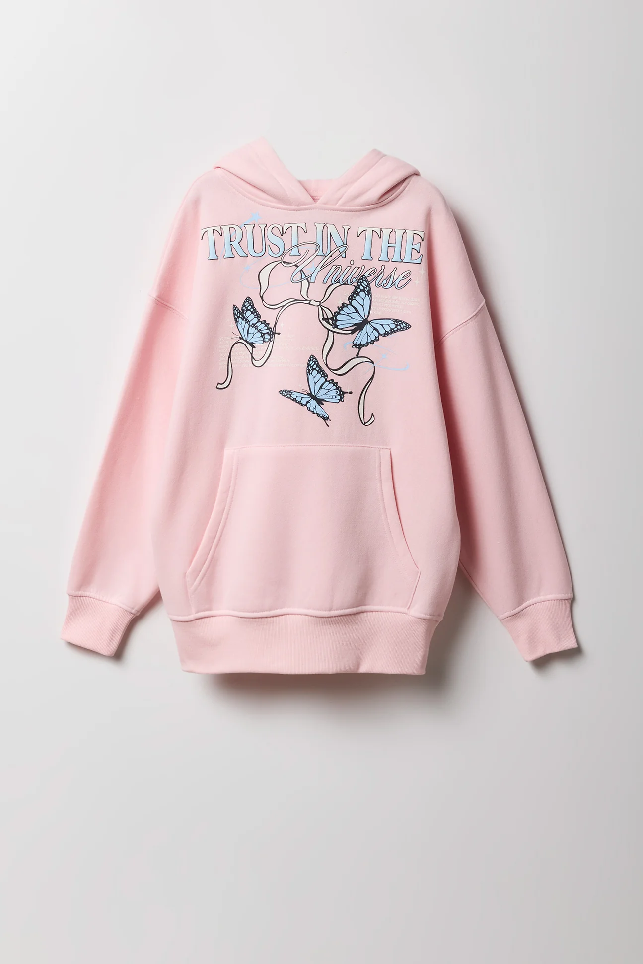 Girls Fleece Puff Print Hoodie - Image 5