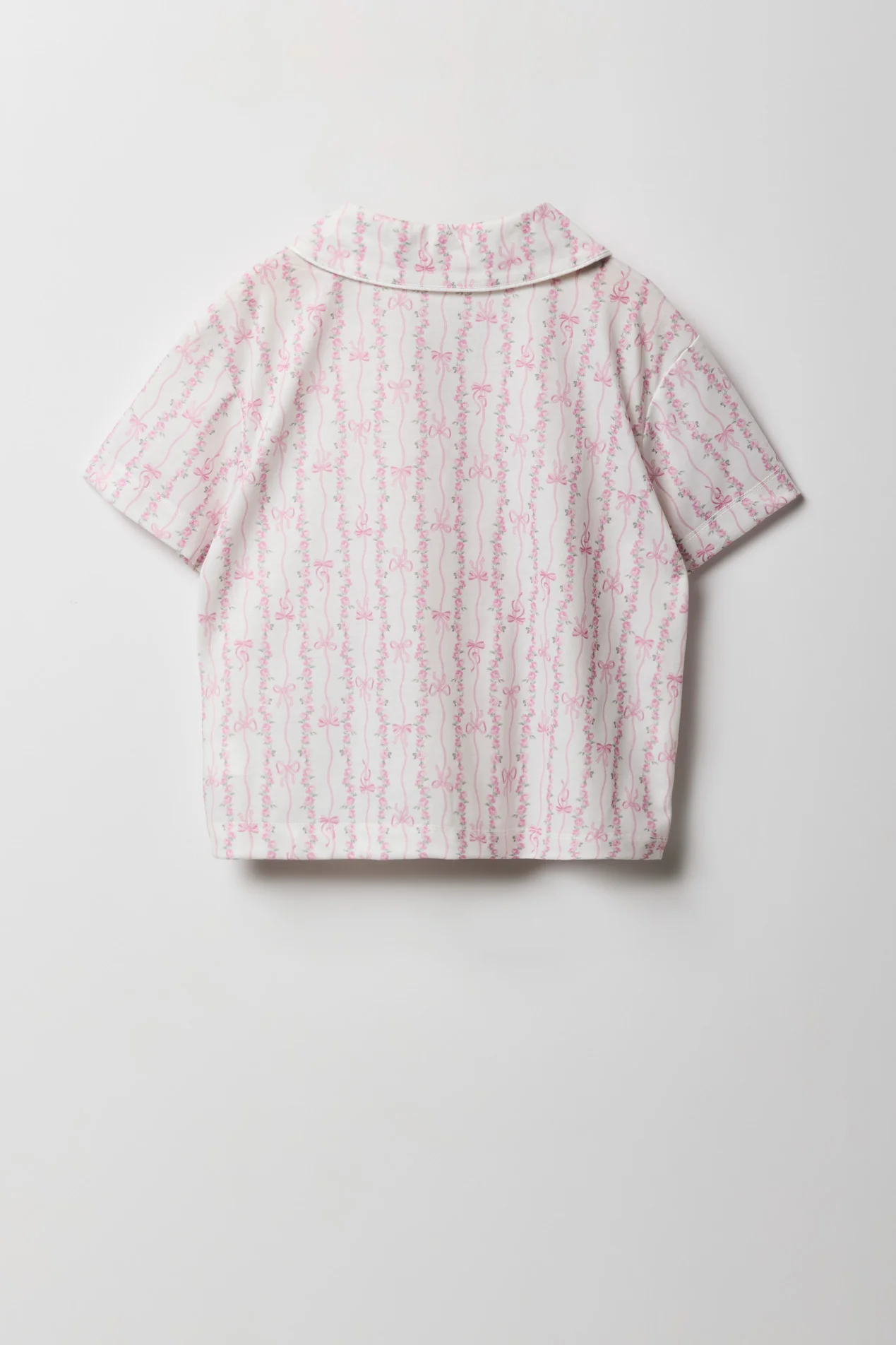 Girls Button-Up Top & Pant Pajama Set - Image 13