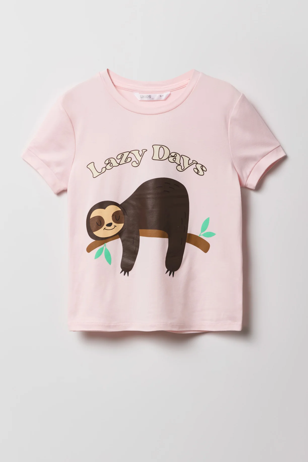 Girls Cute Graphic T-Shirt & Printed Velour Pajama Set - Image 17