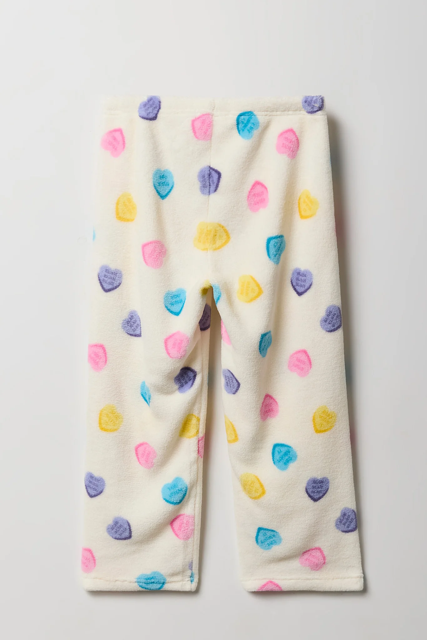 Girls Graphic T-Shirt & Plush Pant Pajama Set - Image 20