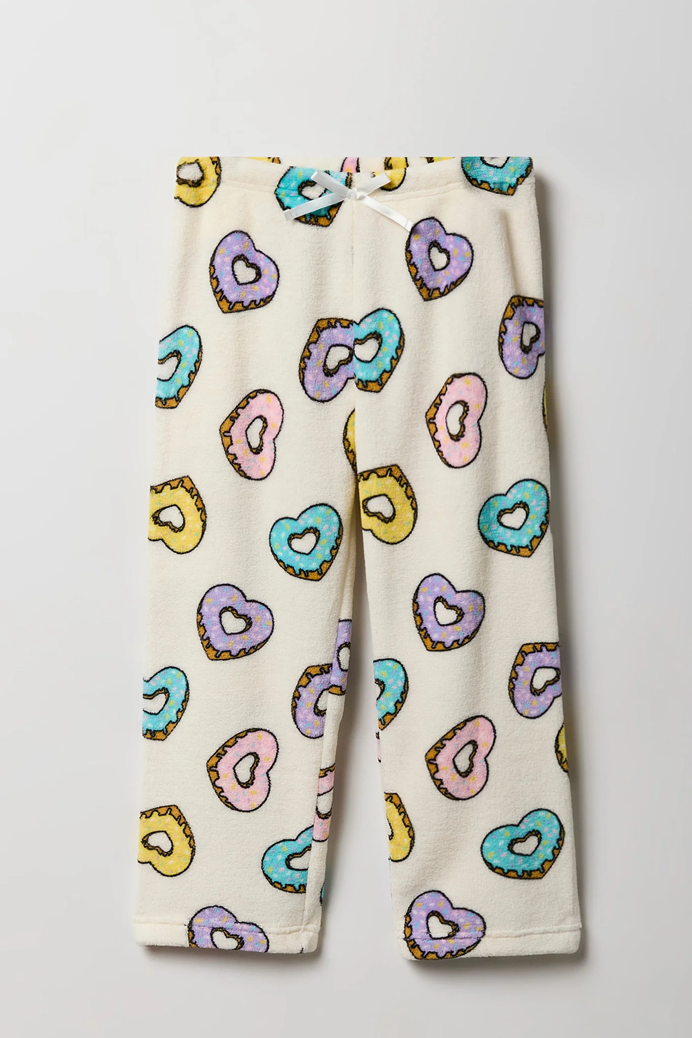 Girls Graphic T-Shirt & Plush Pant Pajama Set - Image 24