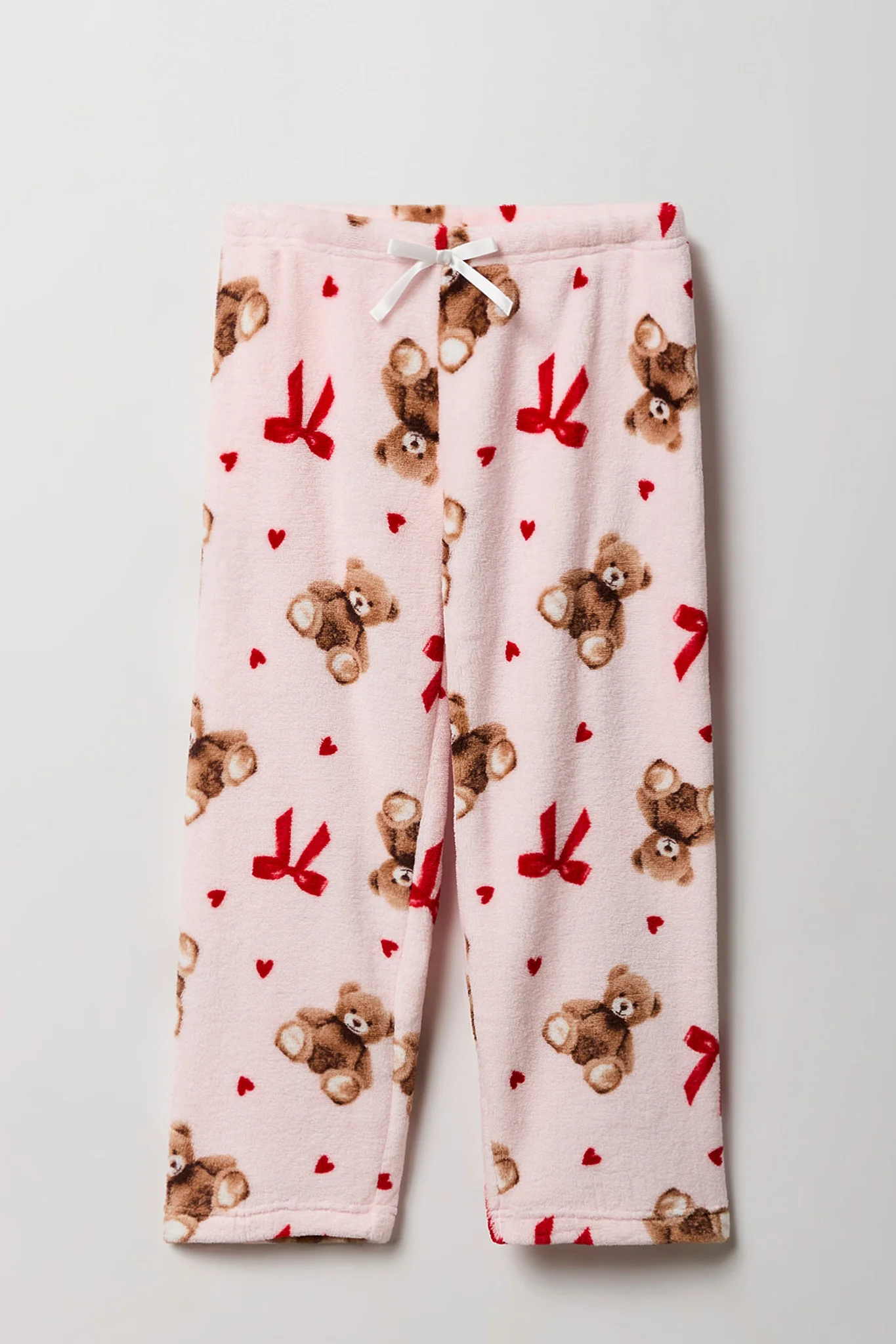 Girls Graphic T-Shirt & Plush Pant Pajama Set - Image 29